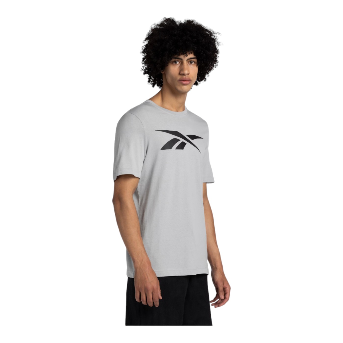 Foto 2 pulgar | Playera Reebok Basic Cotton Tee Para Hombre Color Gris Modelo Ts0113