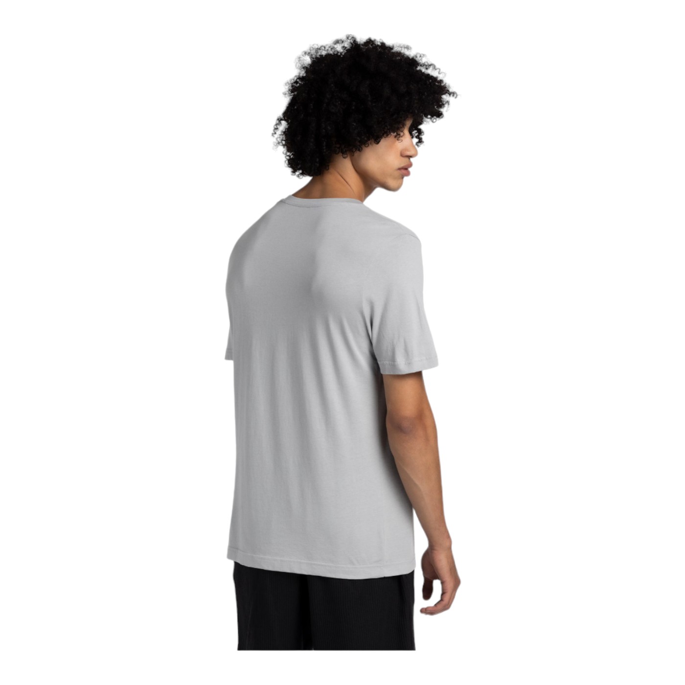 Foto 2 | Playera Reebok Basic Cotton Tee Para Hombre Color Gris Modelo Ts0113