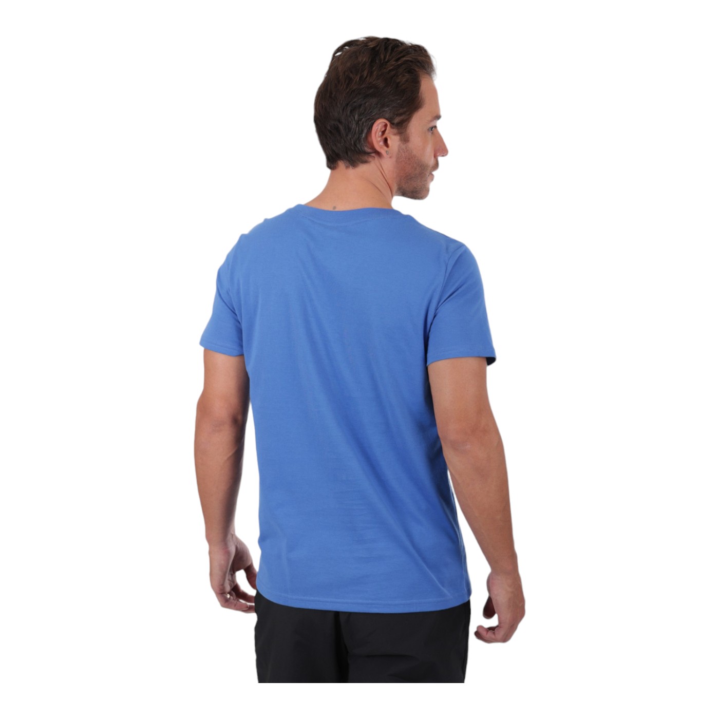 Foto 3 pulgar | Playera Reebok Basic Cotton Tee Para Hombre Color Azul Modelo Ts0114