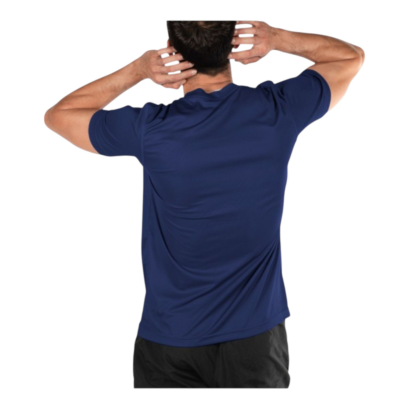 Foto 3 | Playera Reebok Basic Athlete Tee Para Hombre Color Azul Modelo Ts0128