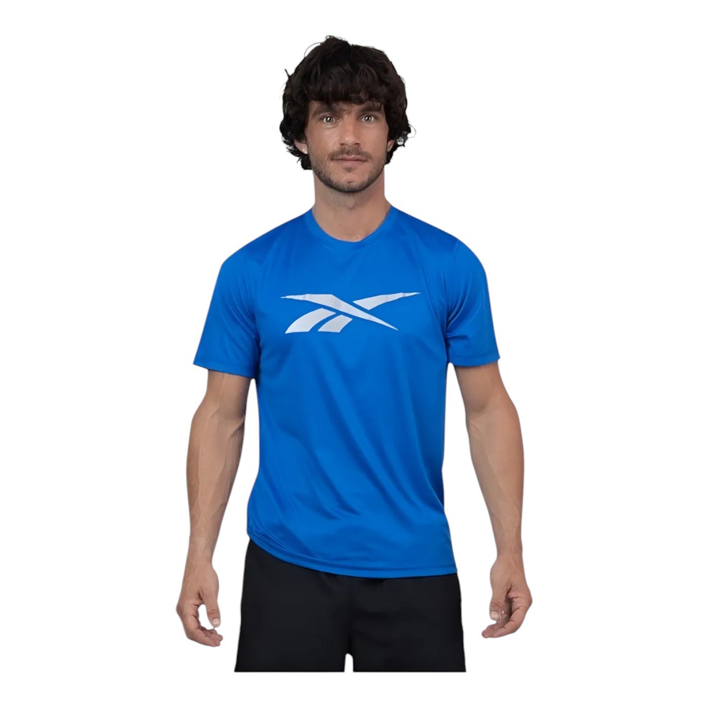 Foto 2 pulgar | Playera Reebok Basic Athlete Tee Para Hombre Color Azul Modelo Ts0104