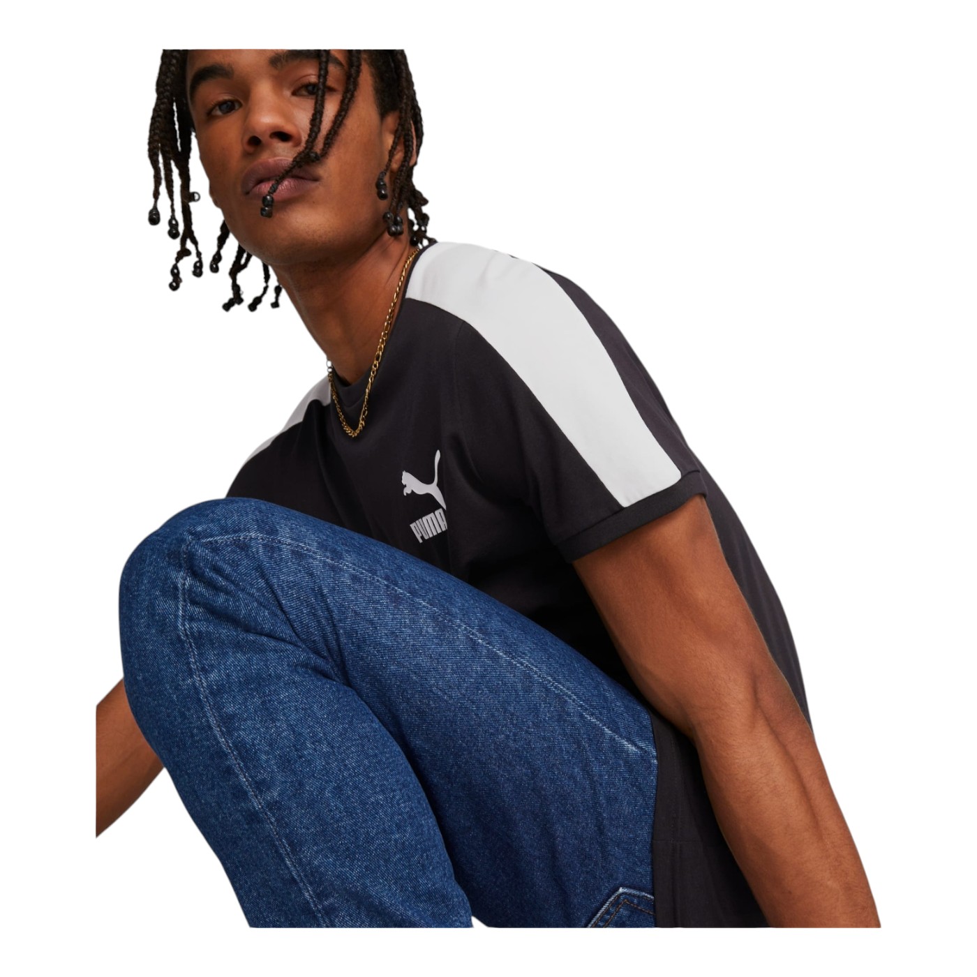 Foto 6 pulgar | Playera Puma T7 Iconic Tee Para Hombre Color Negro Modelo 53820401