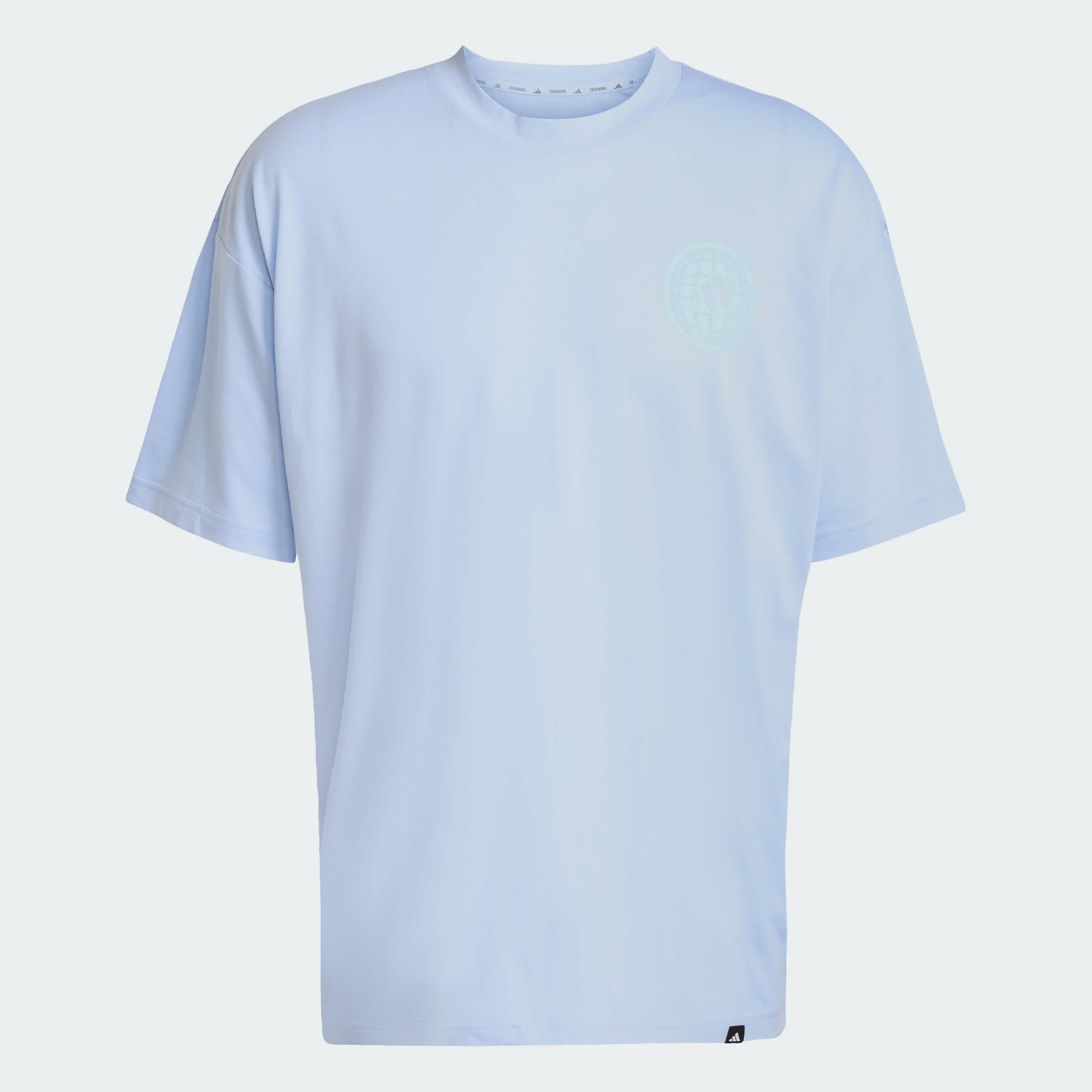 Foto 4 pulgar | Playera Graphic Power Adidas Azul Hombre