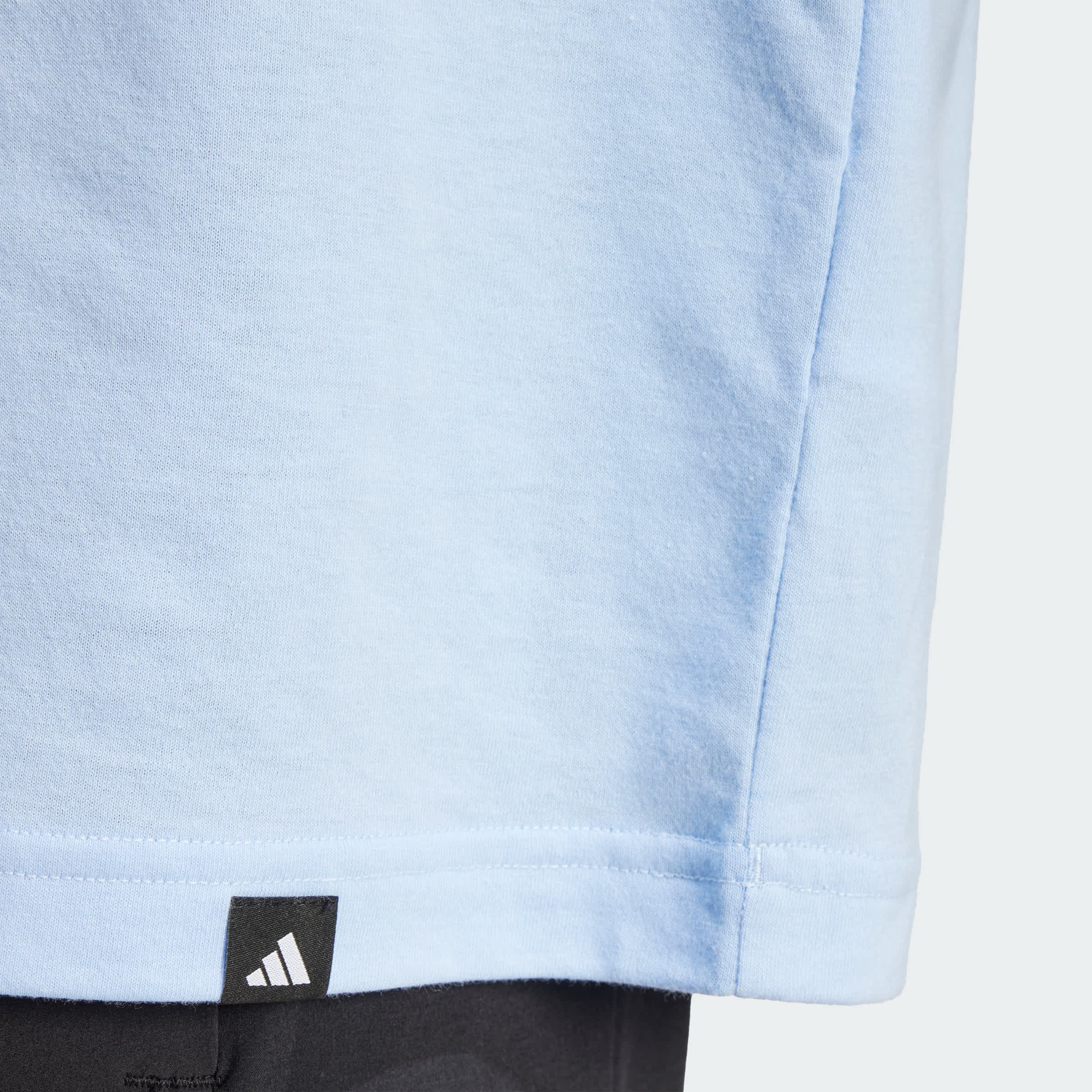 Foto 8 pulgar | Playera Graphic Power Adidas Azul Hombre