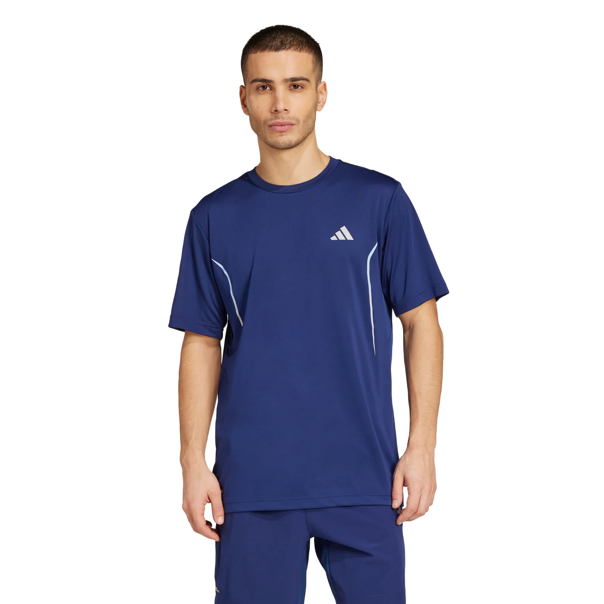 Foto 3 pulgar | Playera Tech Apparel Adidas Azul Hombre