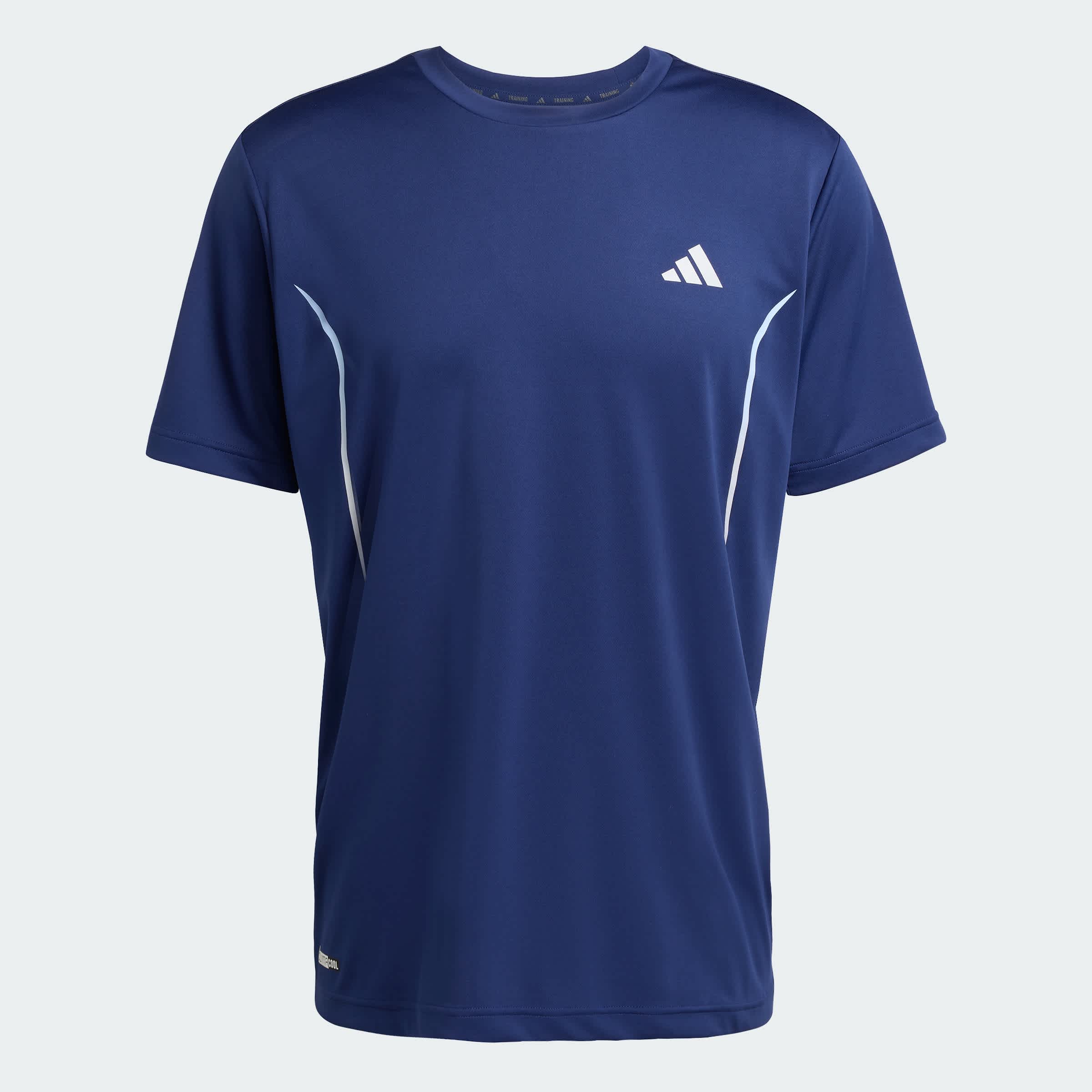 Foto 4 pulgar | Playera Tech Apparel Adidas Azul Hombre