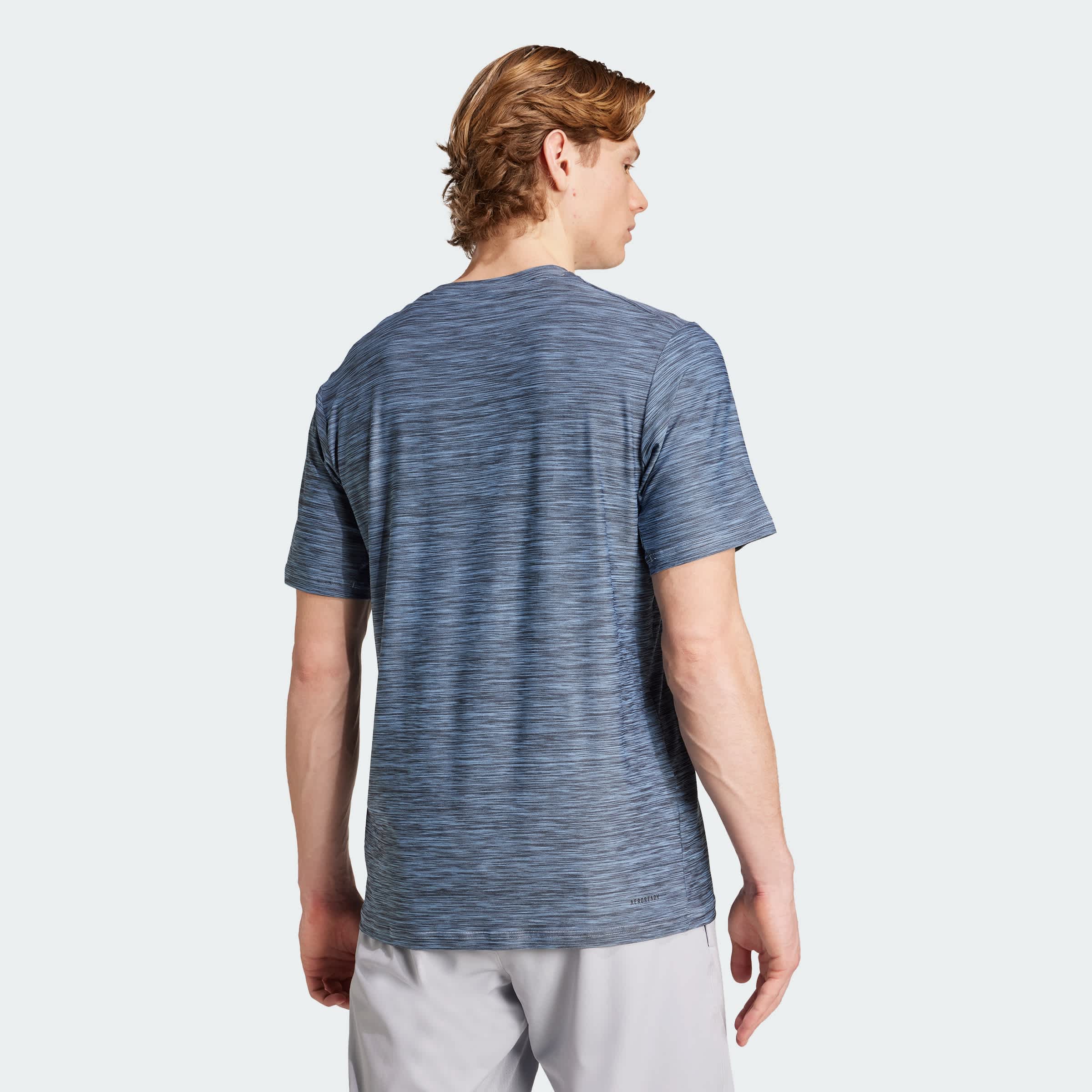 Foto 5 pulgar | Playera De Entrenamiento Train Essentials Elástica Adidas Azul Hombre