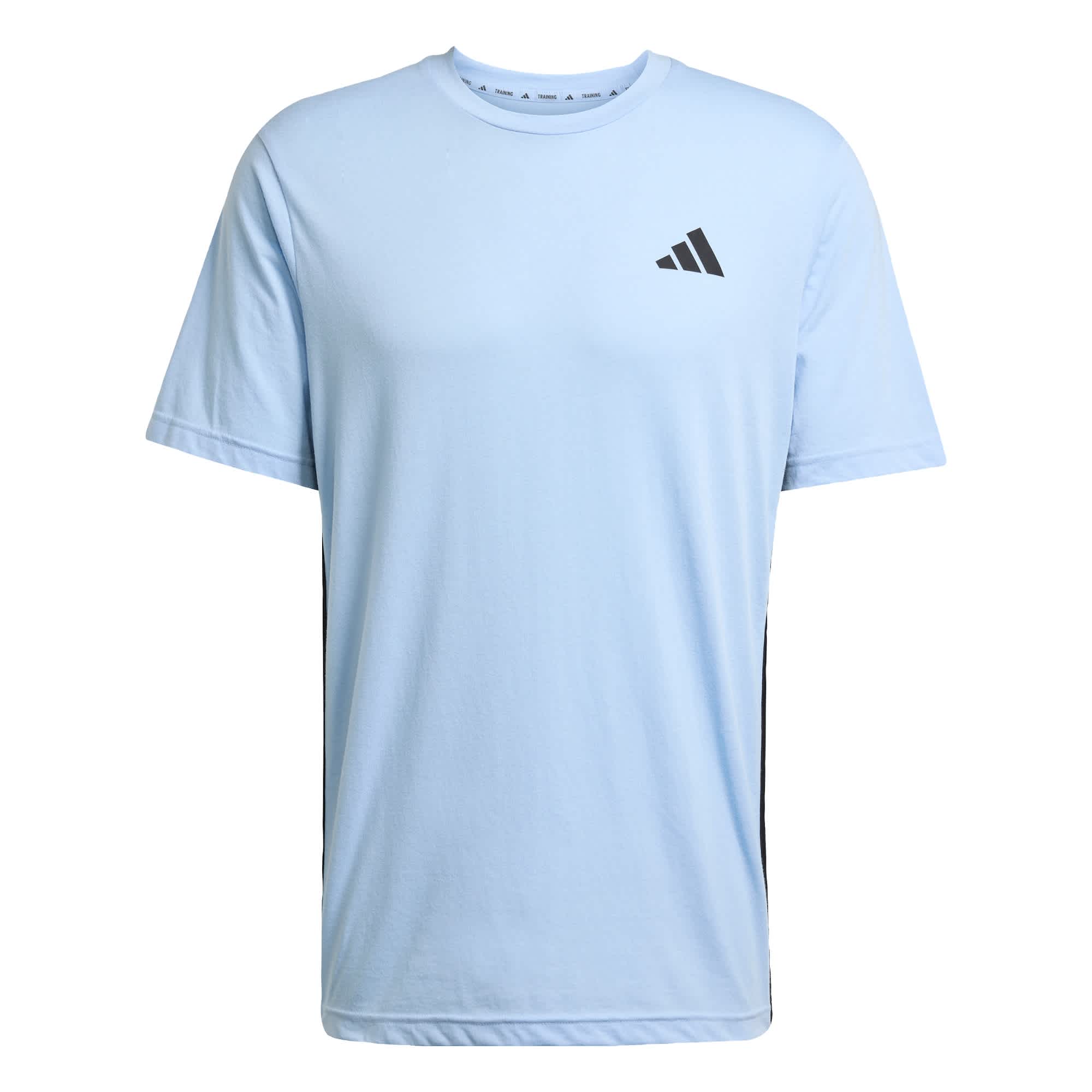 Foto 1 | Playera 3 Franjas Train Essentials Training Feelready Adidas Azul Hombre