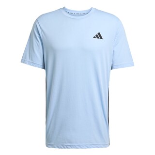 Foto 1 | Playera 3 Franjas Train Essentials Training Feelready Adidas Azul Hombre