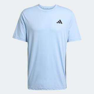 Foto 3 | Playera 3 Franjas Train Essentials Training Feelready Adidas Azul Hombre