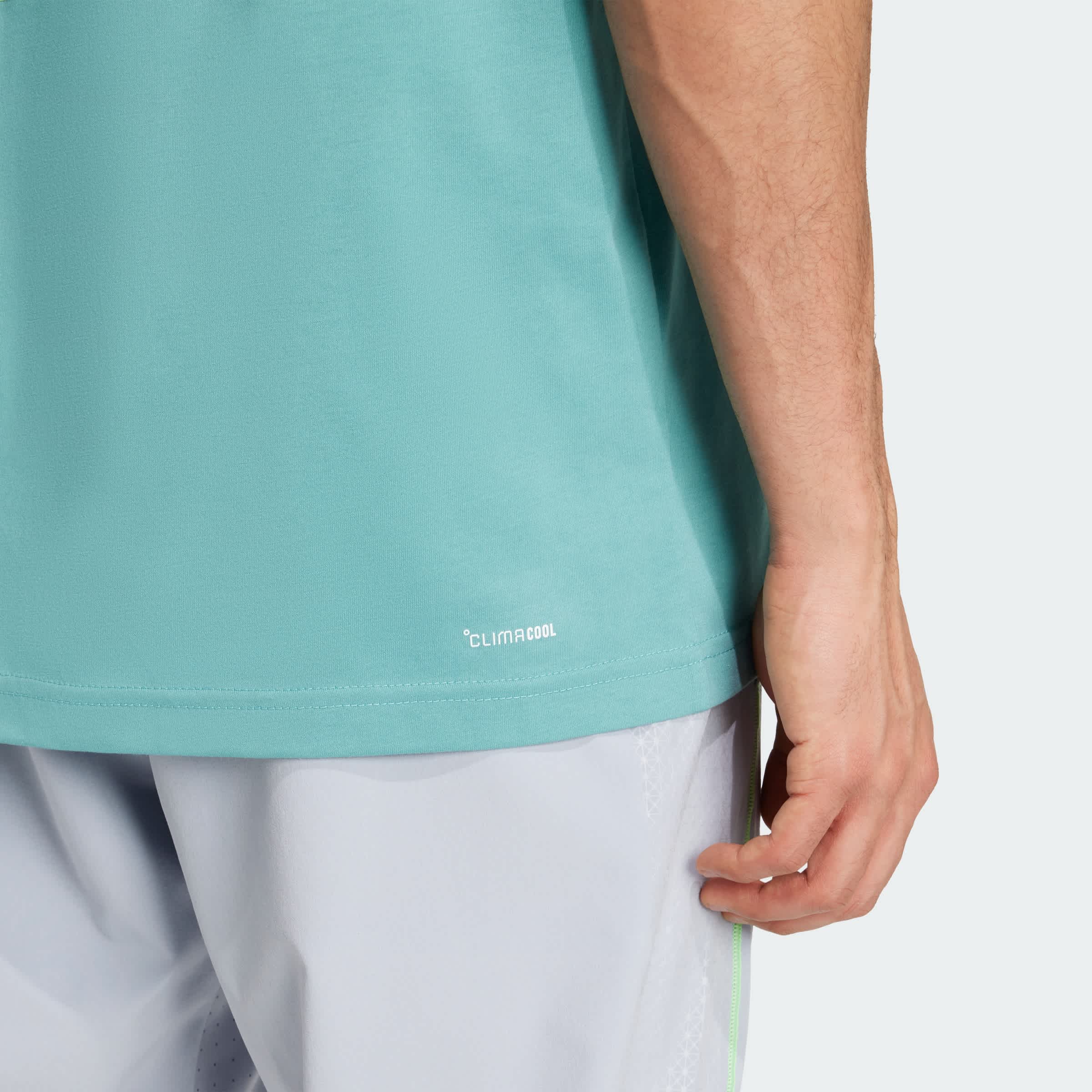 Foto 8 pulgar | Playera Graphic De Entrenamiento Category Con Climacool Adidas Verde Hombre