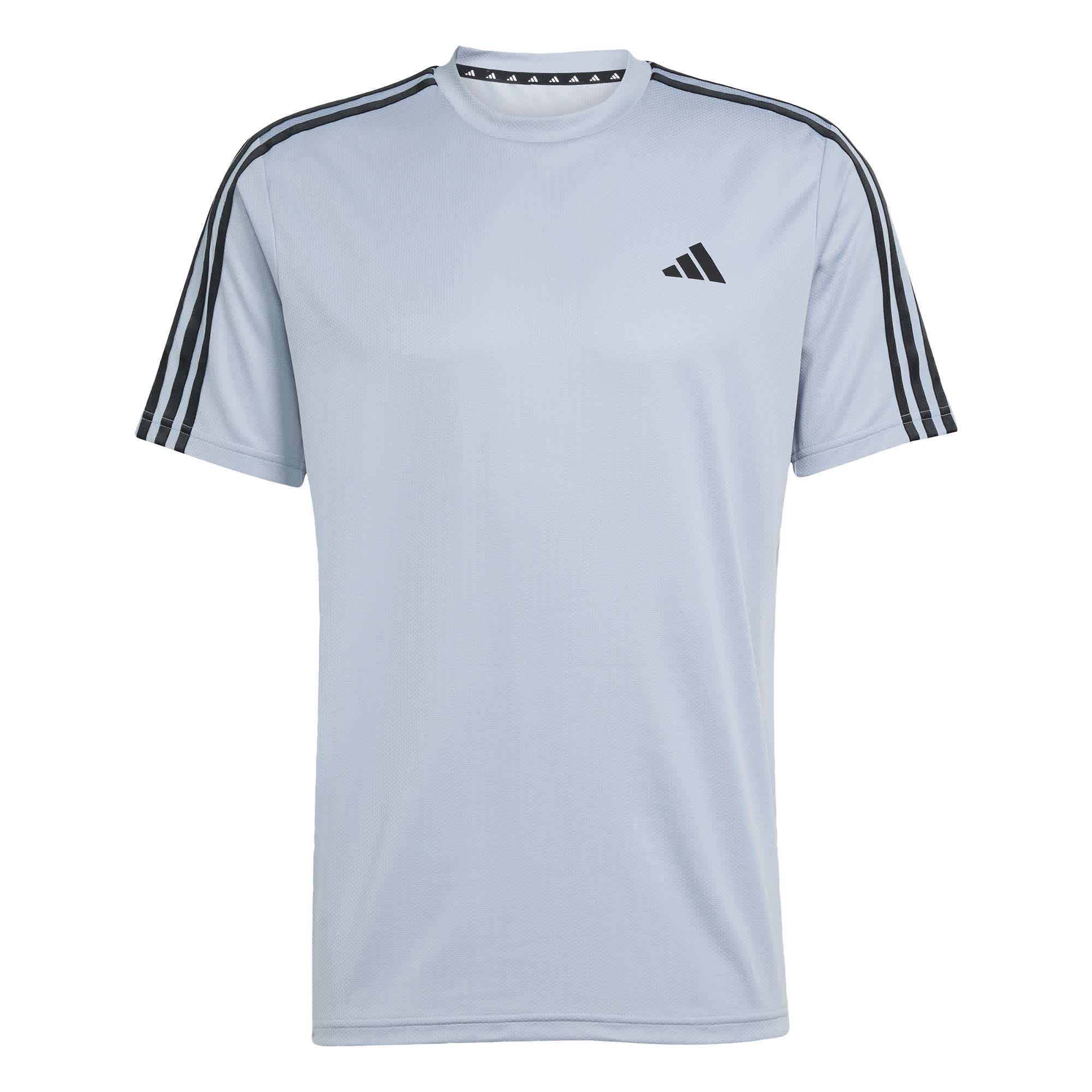 Foto 2 pulgar | Playera Train Essentials 3-stripes Adidas Gris Hombre
