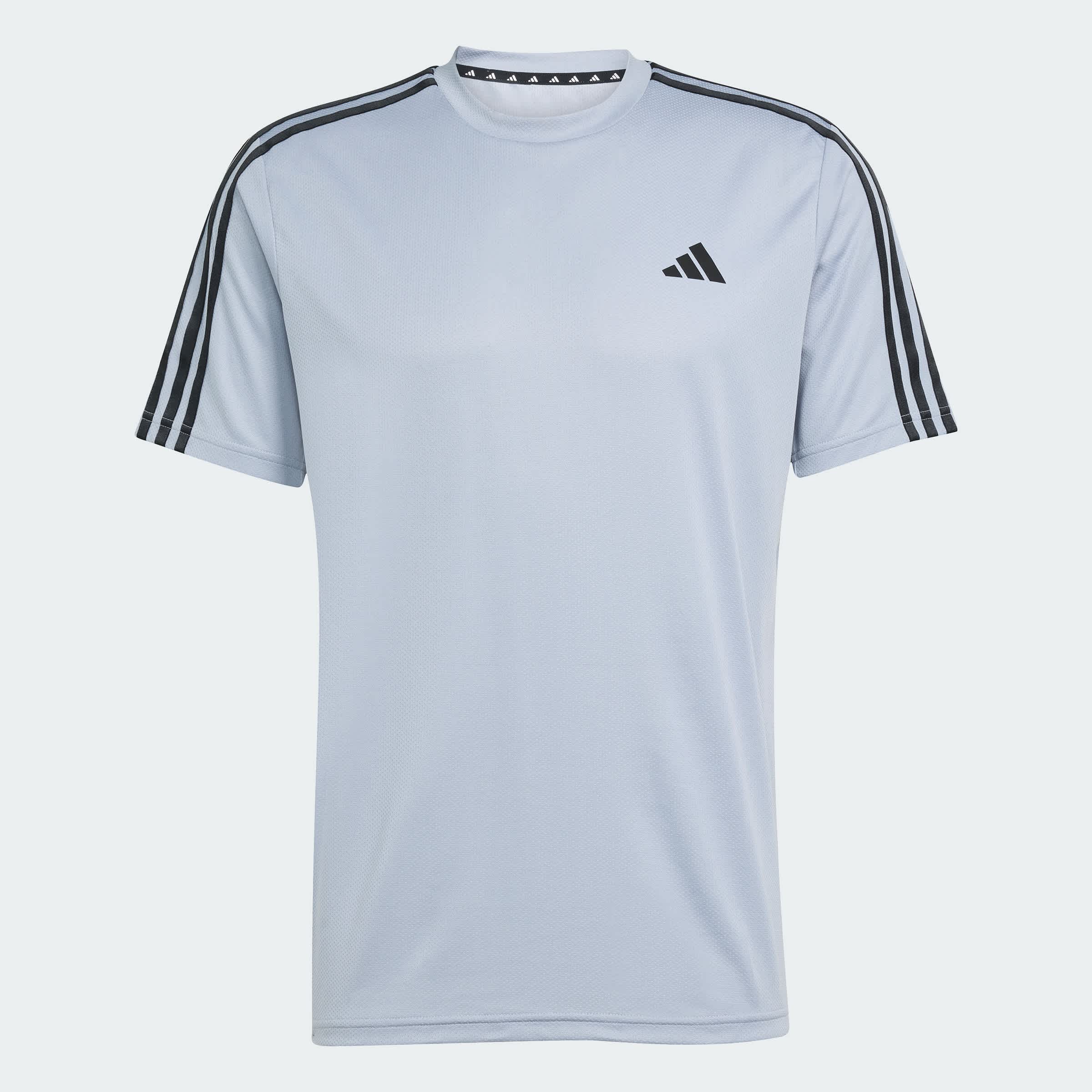 Foto 4 pulgar | Playera Train Essentials 3-stripes Adidas Gris Hombre