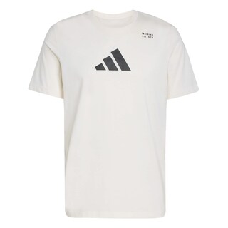 Foto 1 | Playera Graphic De Entrenamiento Category Con Climacool Adidas Blanco Hombre