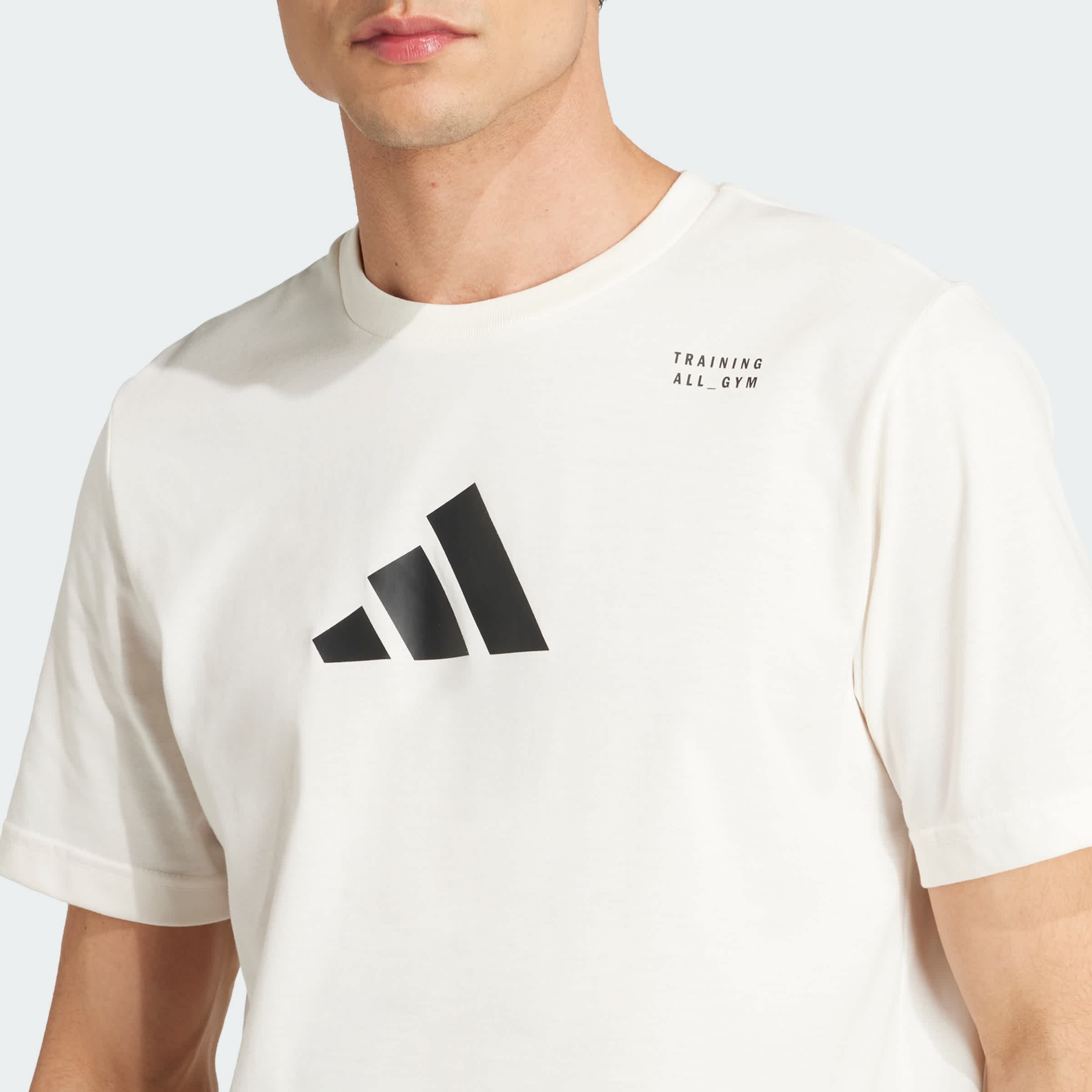 Foto 7 pulgar | Playera Graphic De Entrenamiento Category Con Climacool Adidas Blanco Hombre