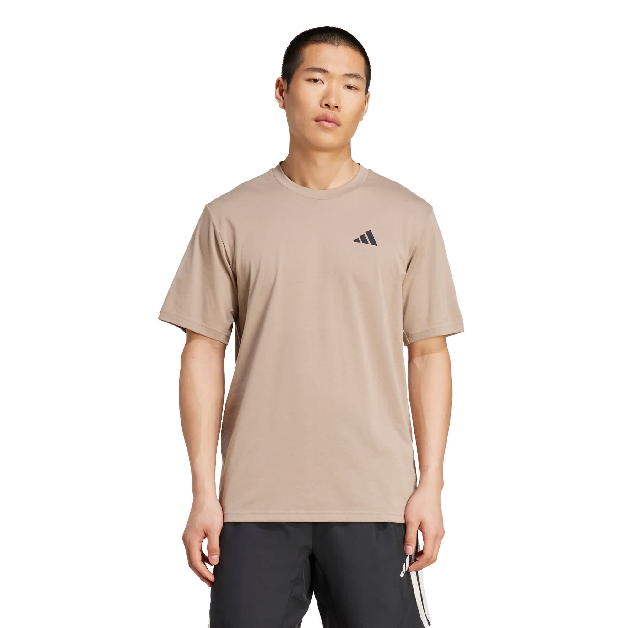 Foto 3 pulgar | Playera De Entrenamiento Train Essentials Feelready Adidas Café Hombre