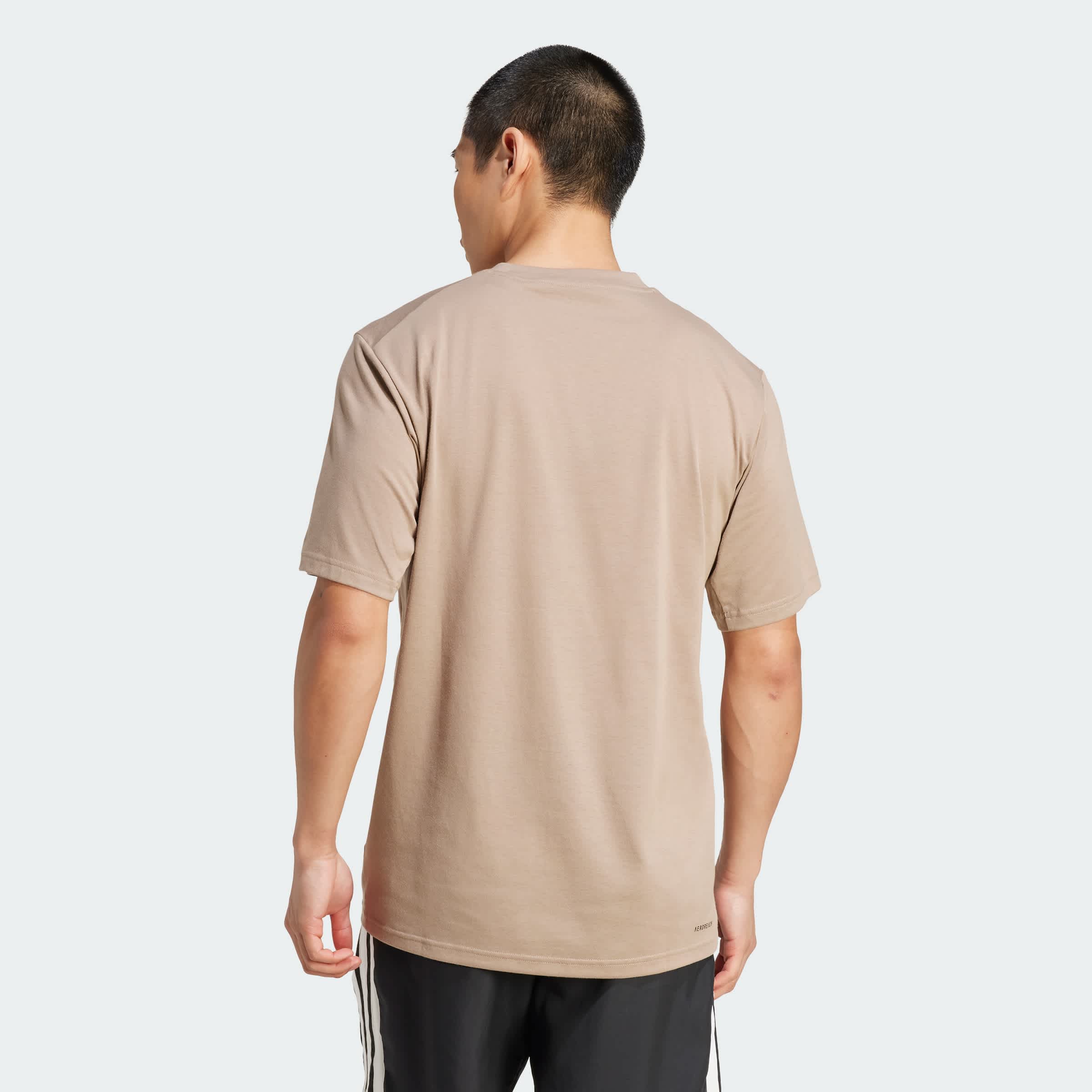 Foto 5 pulgar | Playera De Entrenamiento Train Essentials Feelready Adidas Café Hombre