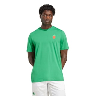 Foto 2 | Playera De Tenis Graphic Adidas Verde Hombre
