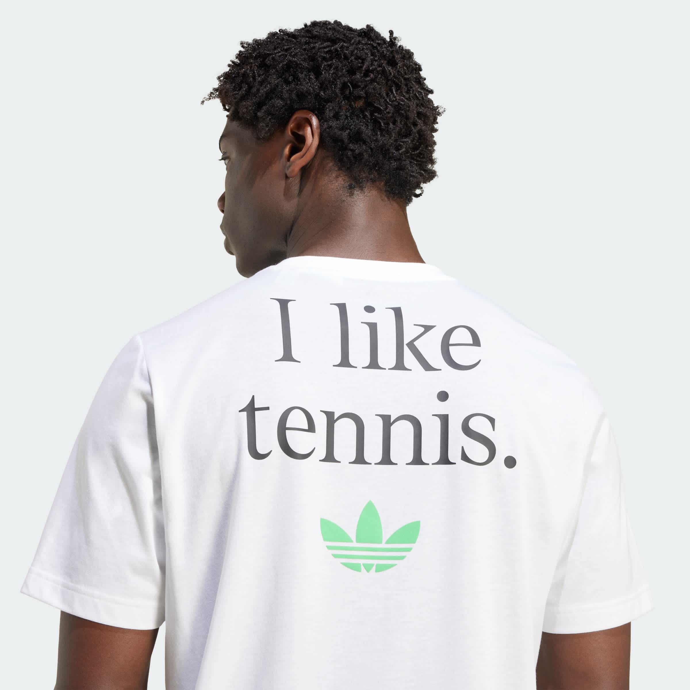 Foto 7 pulgar | Playera De Tenis Graphic Adidas Blanco Hombre
