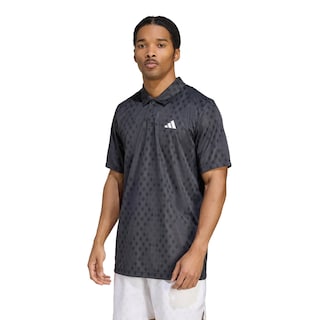 Foto 2 | Playera Polo Del Club De Tenis Con Gráficos Y Climacool Adidas Gris Hombre
