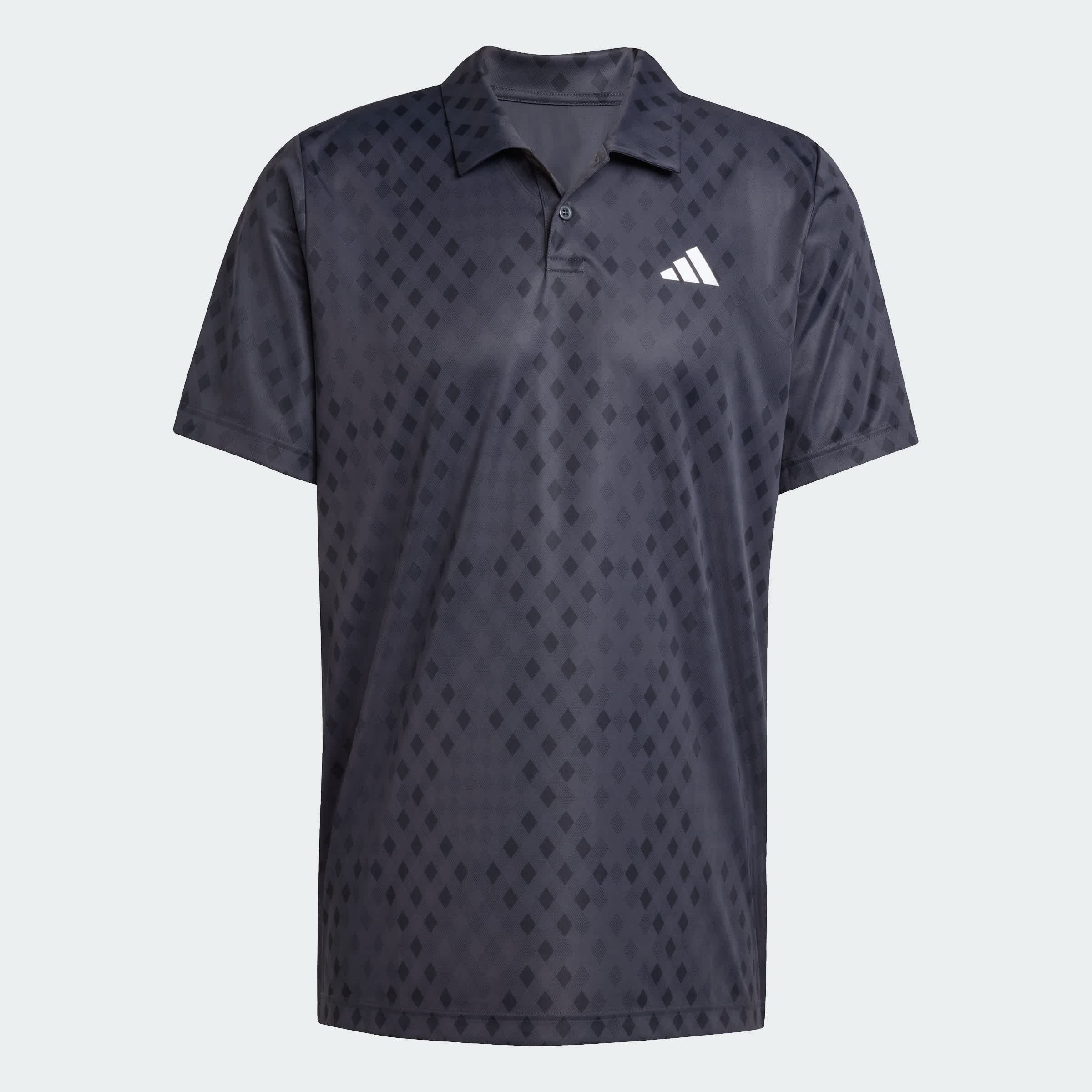 Foto 4 pulgar | Playera Polo Del Club De Tenis Con Gráficos Y Climacool Adidas Gris Hombre
