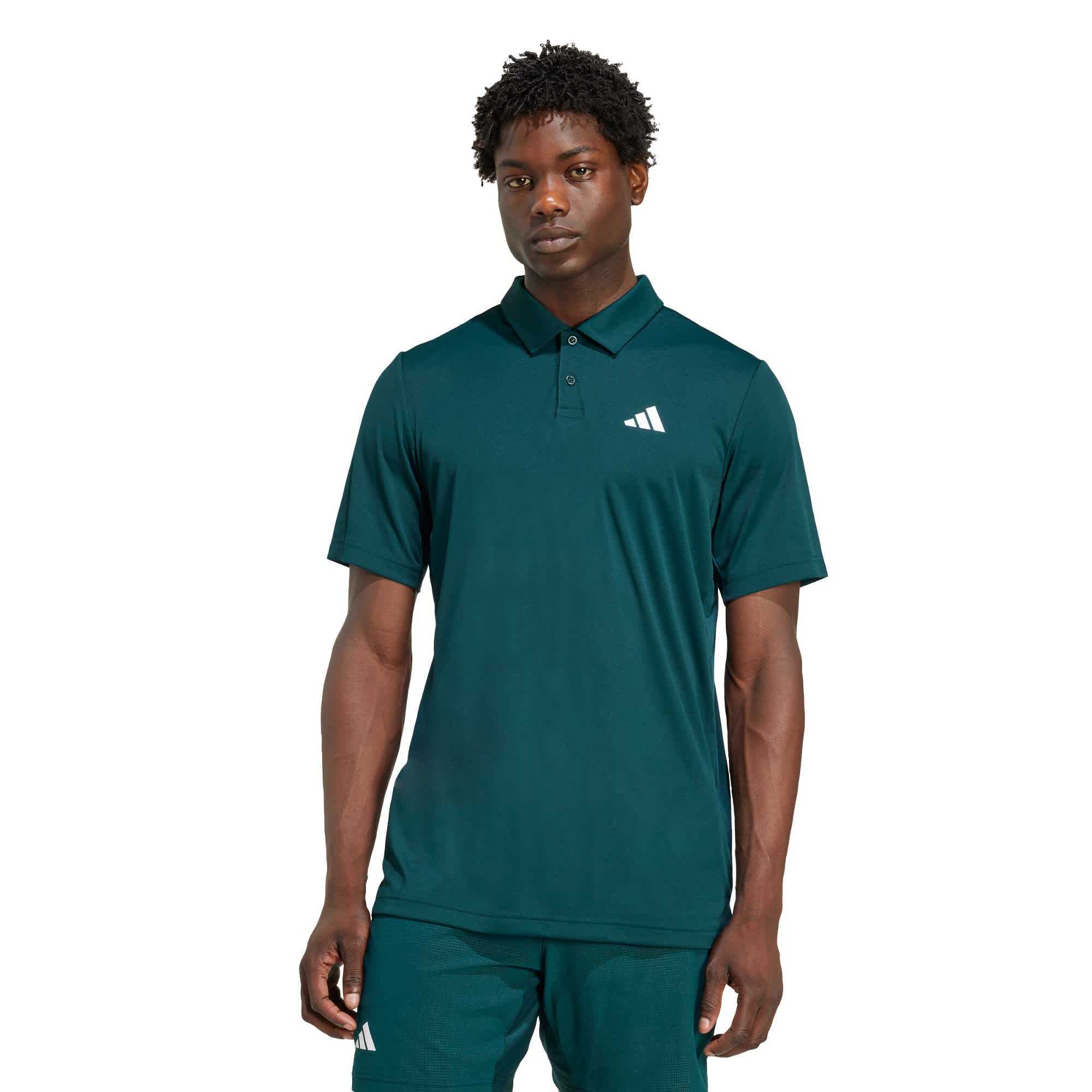 Foto 3 pulgar | Playera Polo De Tenis Club Adidas Verde Hombre