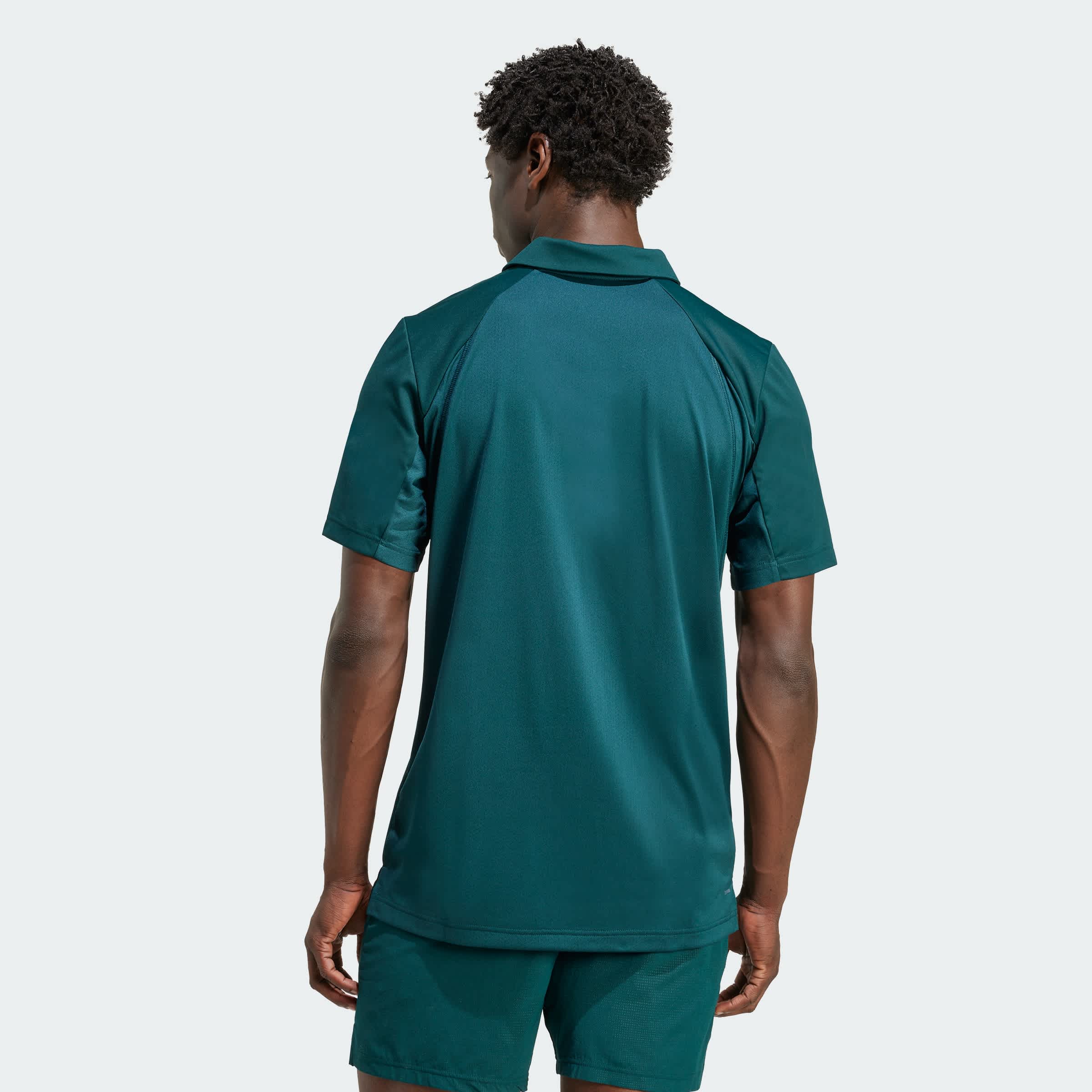 Foto 5 pulgar | Playera Polo De Tenis Club Adidas Verde Hombre
