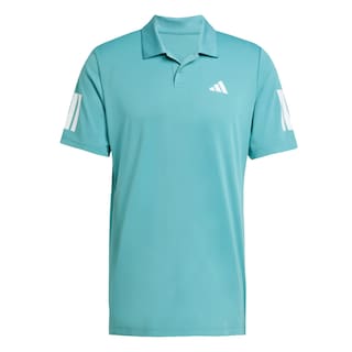Foto 1 | Playera Polo Club De Tenis 3 Franjas Adidas Turquesa Hombre