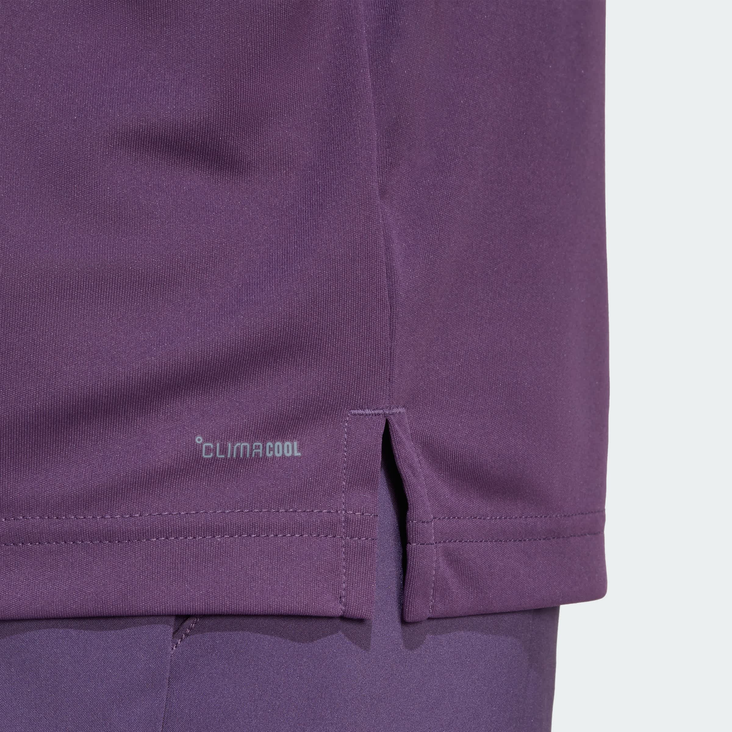 Foto 7 | Playera Polo Club De Tenis 3 Franjas Adidas Violeta Hombre