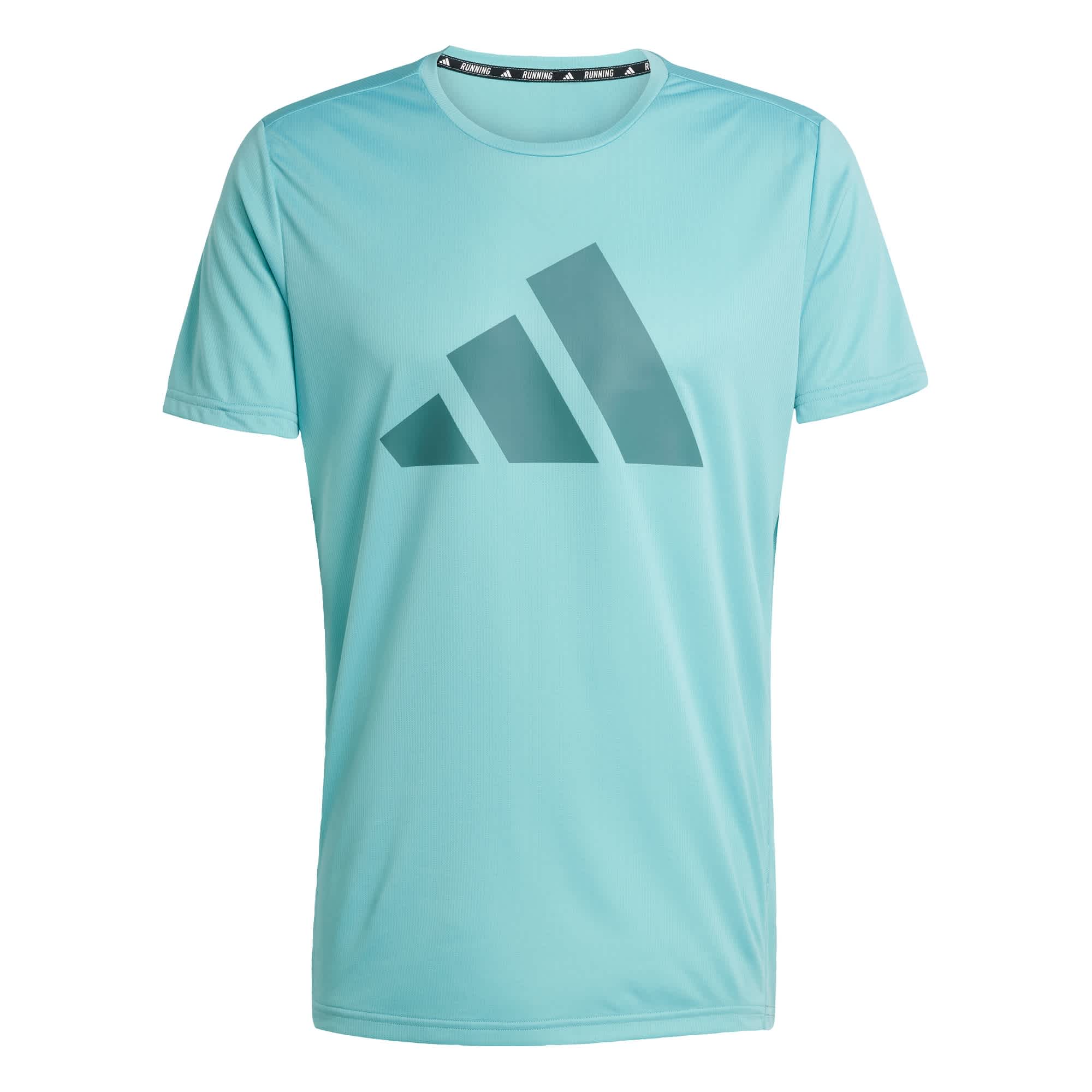 Foto 1 | Playera Run It Adidas Turquesa Hombre