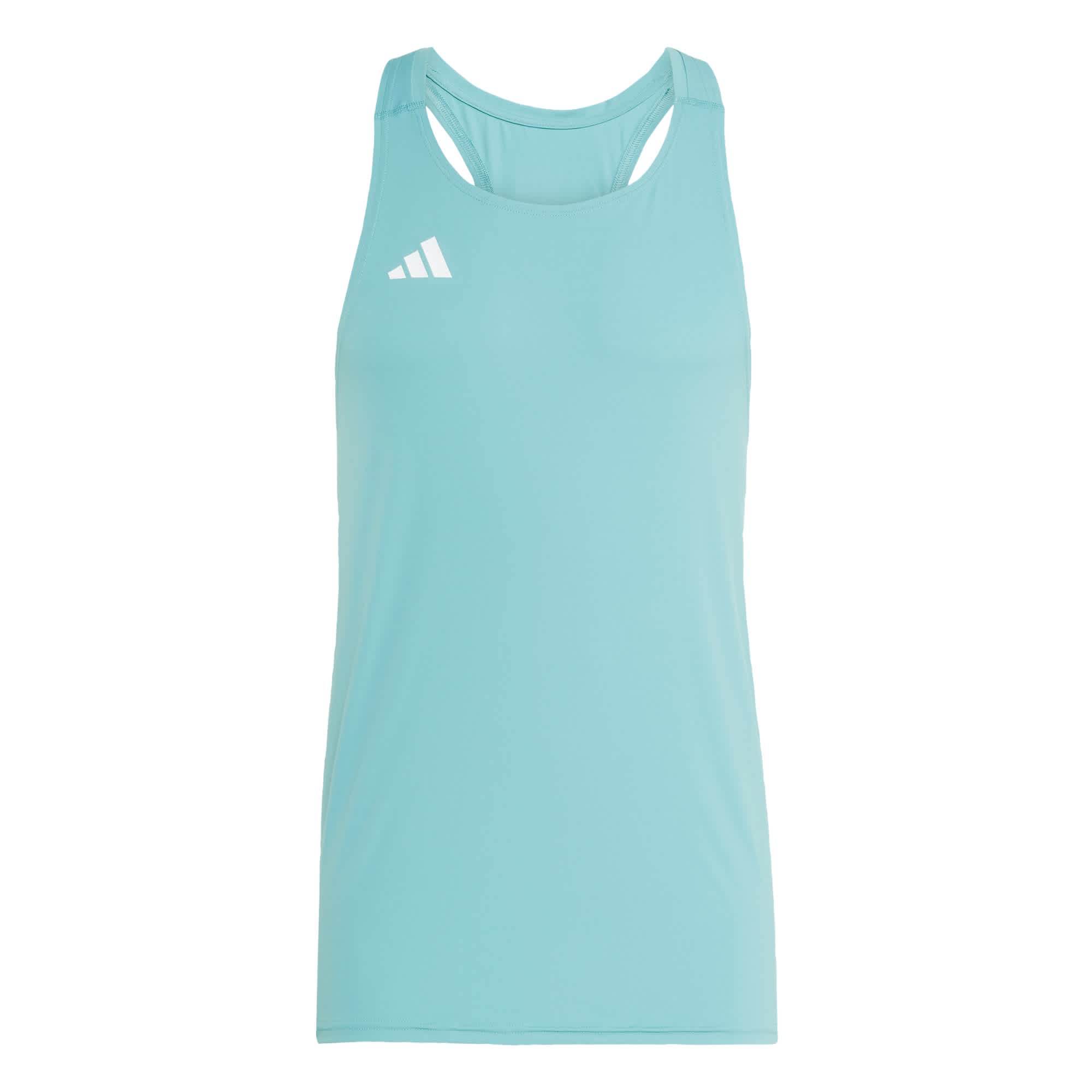 Foto 2 pulgar | Playera Sin Mangas Adizero Running Essentials Adidas Turquesa Hombre