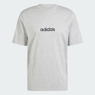 Foto 3 | Playera Essentials Linear Single Jersey Adidas Gris Hombre
