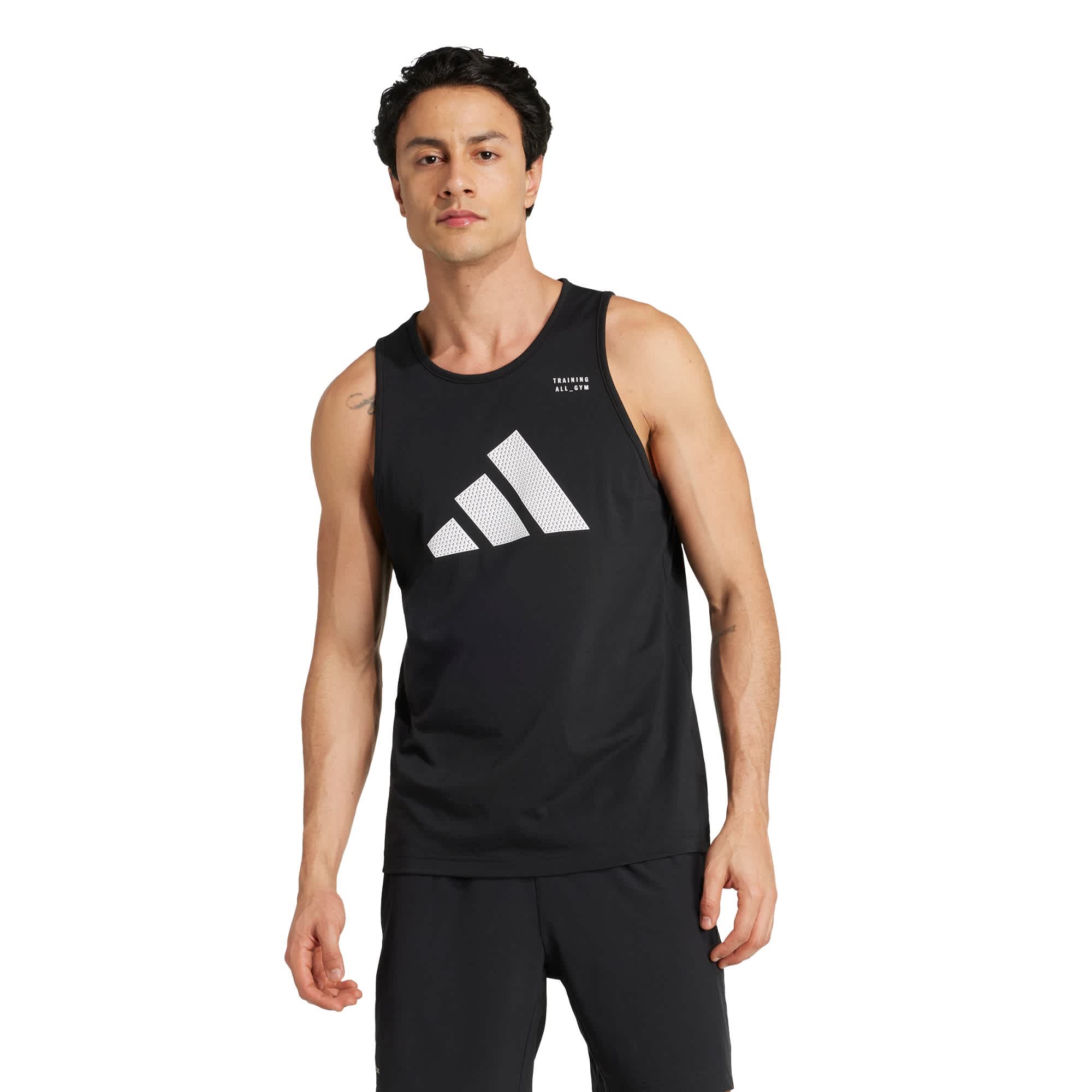 Foto 3 pulgar | Playera Sin Mangas Climacool Category Training Graphic Adidas Negro Hombre