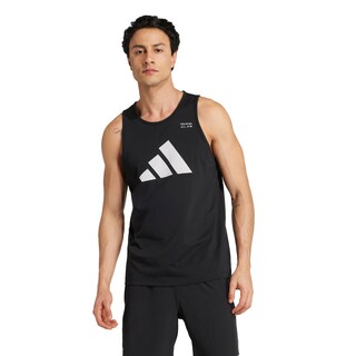 Foto 2 | Playera Sin Mangas Climacool Category Training Graphic Adidas Negro Hombre