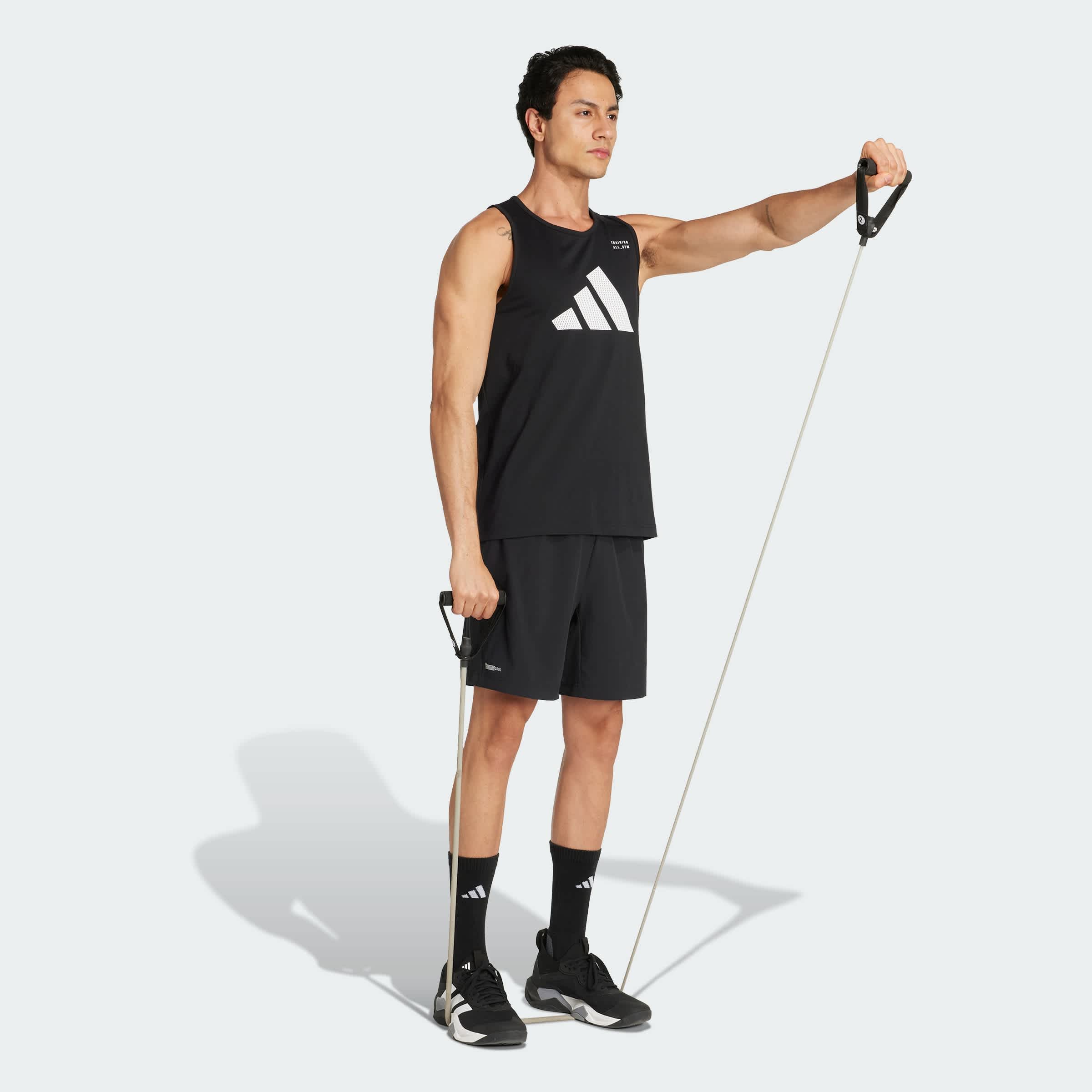Foto 6 pulgar | Playera Sin Mangas Climacool Category Training Graphic Adidas Negro Hombre