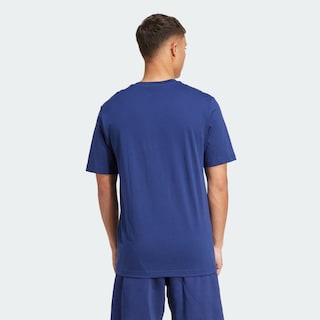 Foto 4 | Playera Estampada Retro Lineage Adidas Azul Hombre