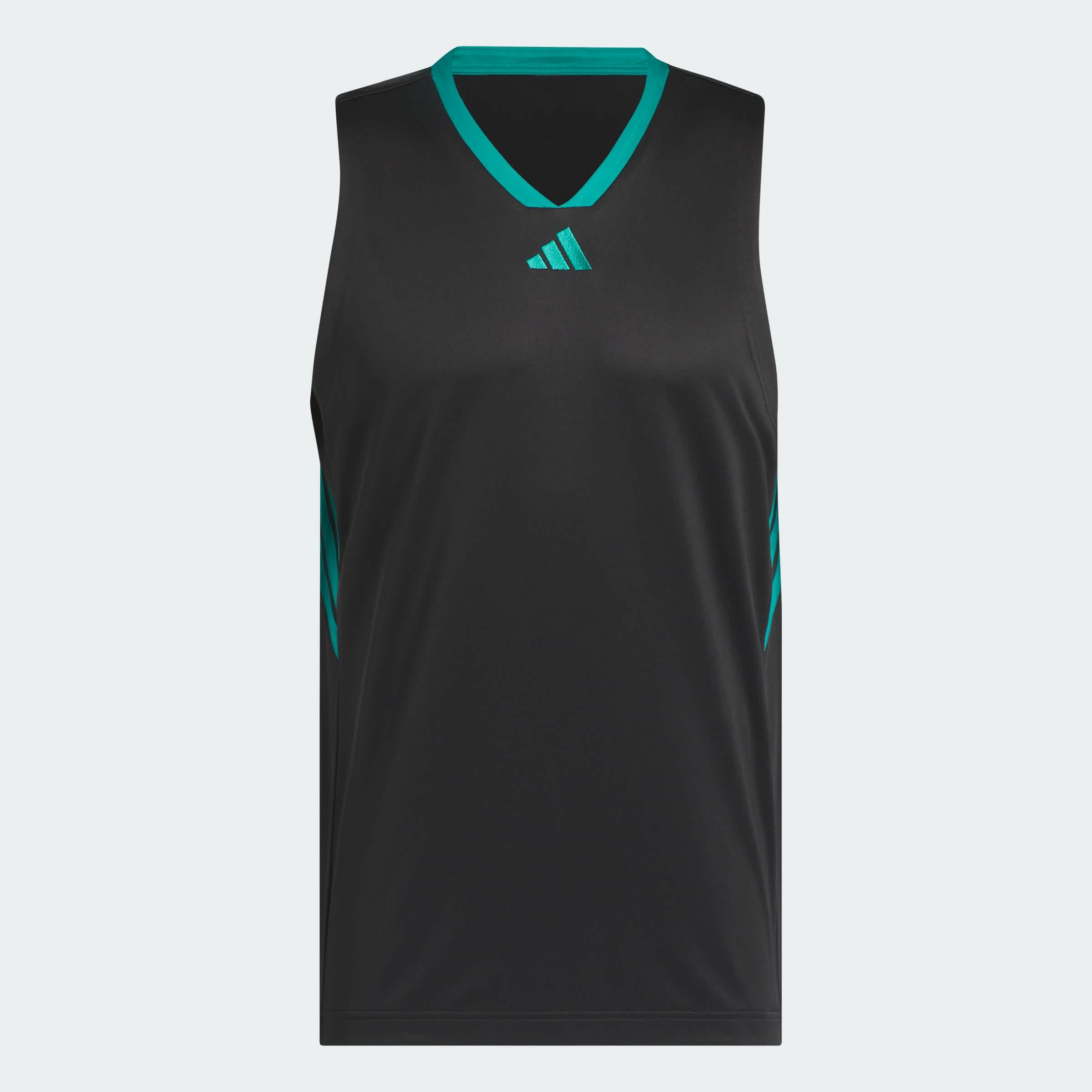 Foto 4 pulgar | Playera Sin Mangas Adidas Basketball Legends Adidas Negro Hombre
