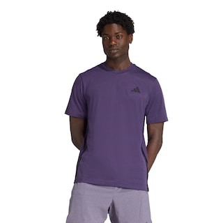 Foto 1 | Playera 3 Franjas Train Essentials Training Feelready Adidas Violeta Hombre
