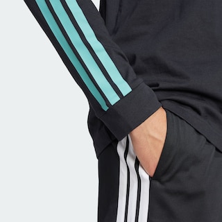 Foto 7 | Playera De Manga Larga Estampada Color Script Adidas Negro Hombre