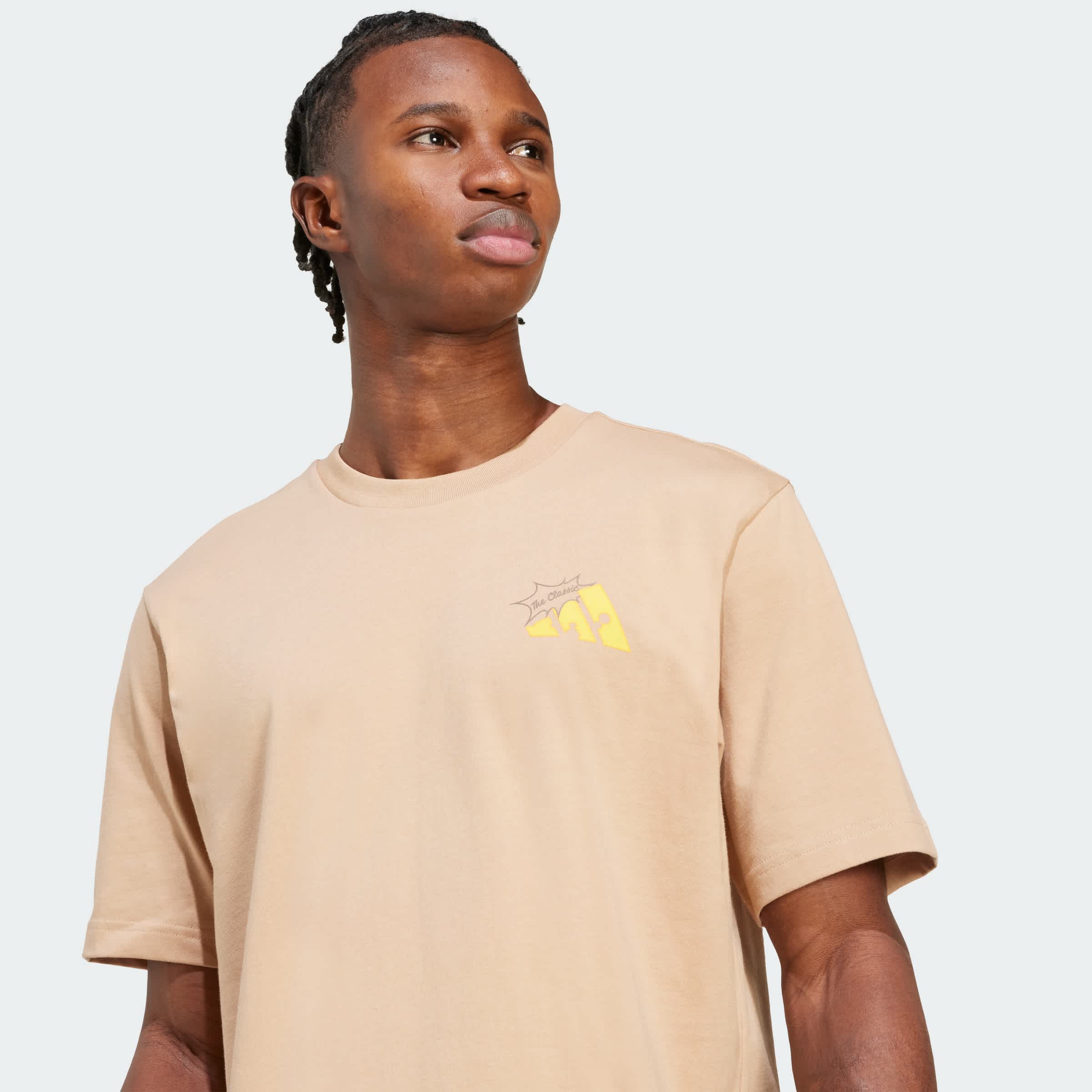 Foto 7 pulgar | Playera Graphic Food Grilled Cheese Adidas Café Hombre