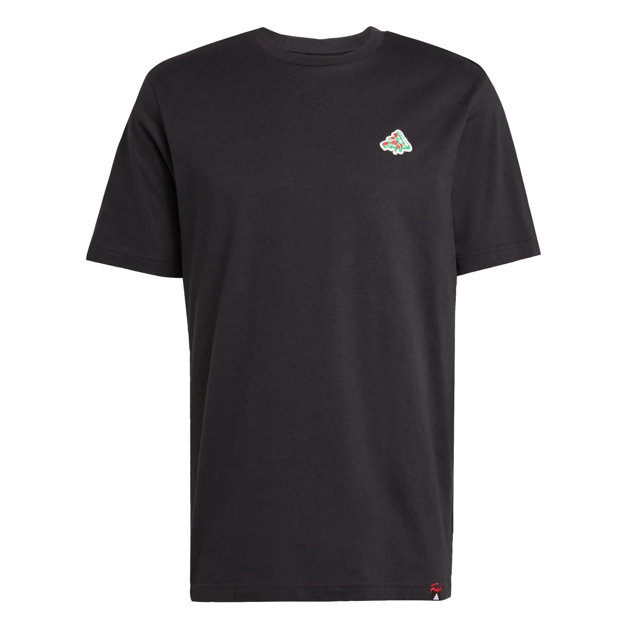 Playera Mini Pizza Graphic Adidas Negro Hombre