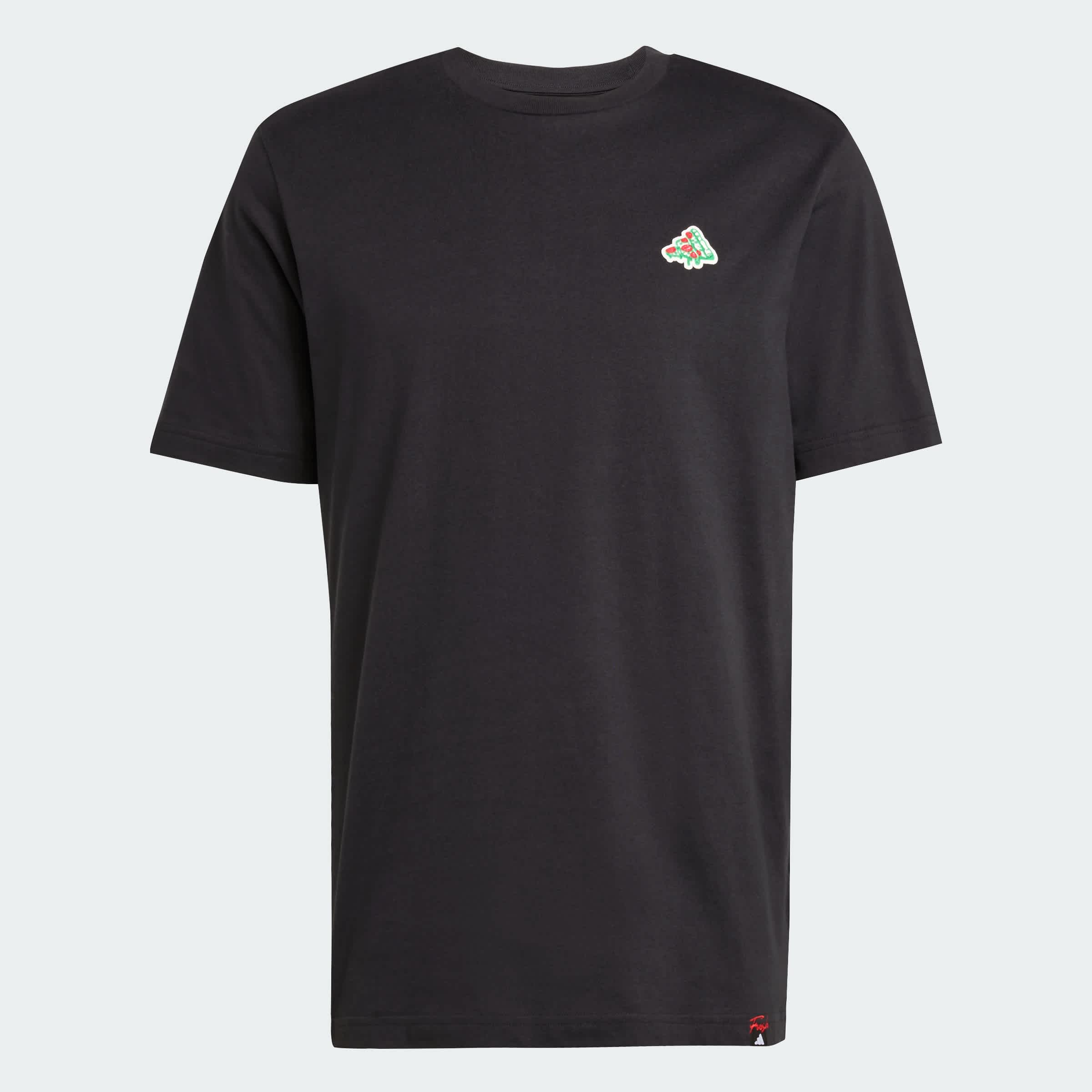 Foto 4 pulgar | Playera Mini Pizza Graphic Adidas Negro Hombre