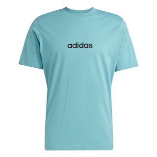 Foto 1 | Playera Essentials Linear Single Jersey Adidas Turquesa Hombre