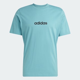 Foto 3 | Playera Essentials Linear Single Jersey Adidas Turquesa Hombre