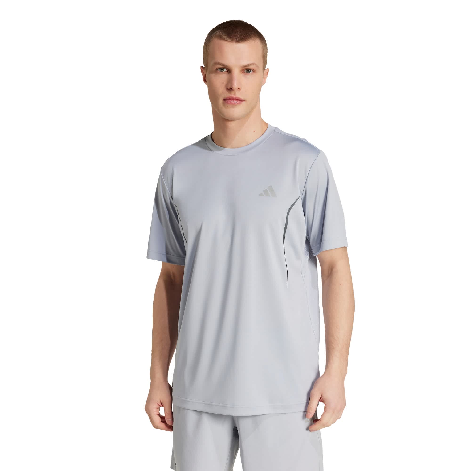 Foto 3 pulgar | Playera Tech Apparel Adidas Gris Hombre
