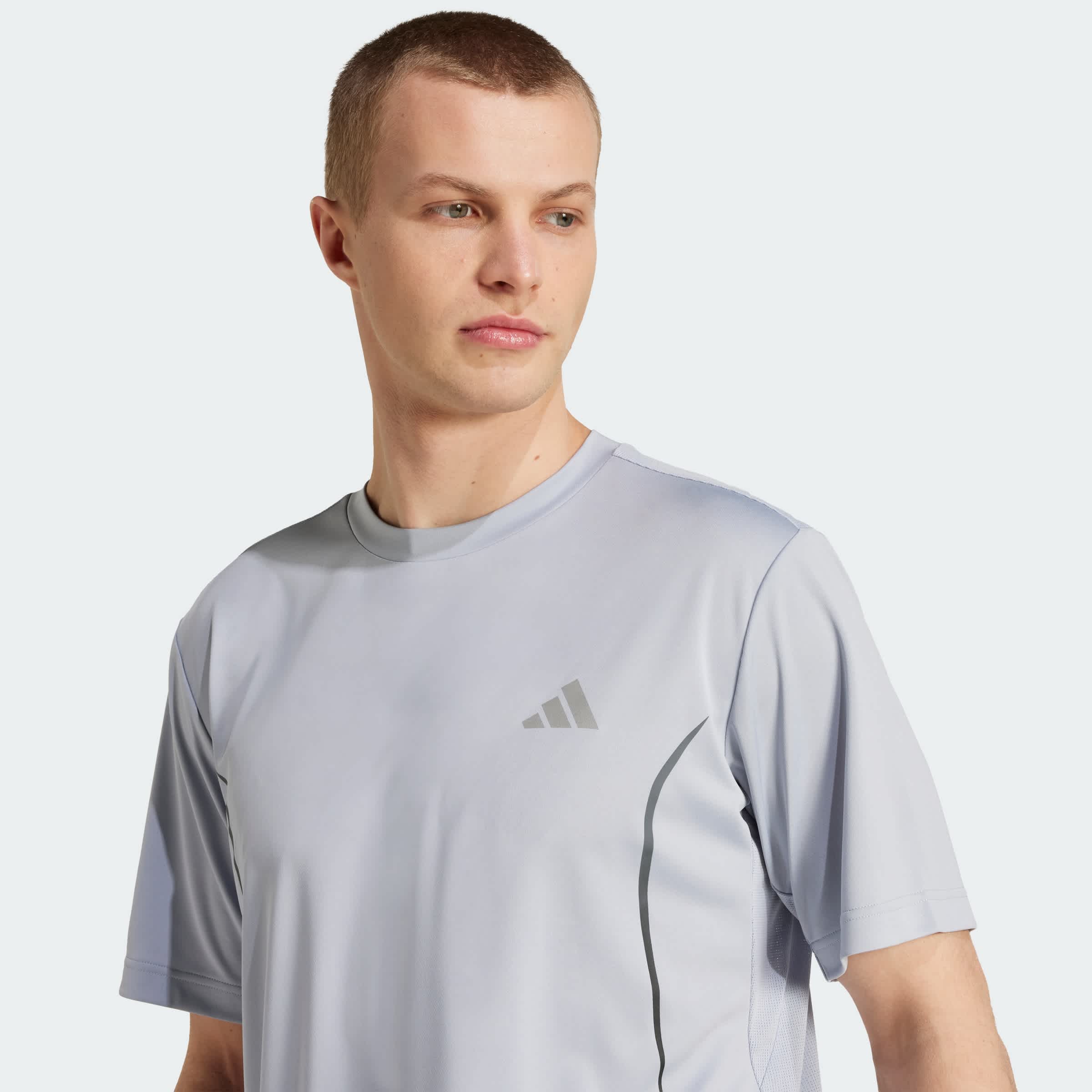 Foto 7 pulgar | Playera Tech Apparel Adidas Gris Hombre