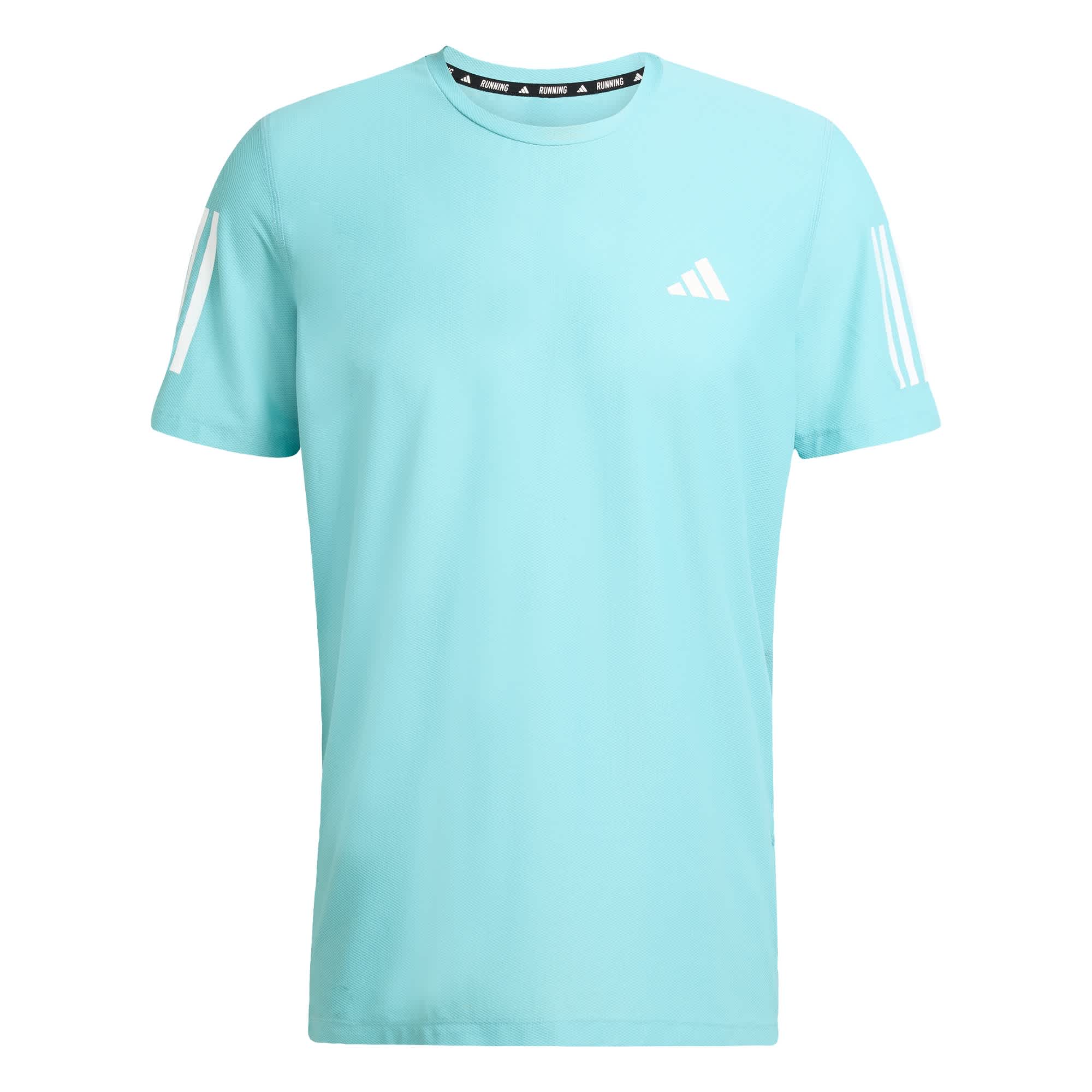 Playera Own The Run Adidas Turquesa Hombre