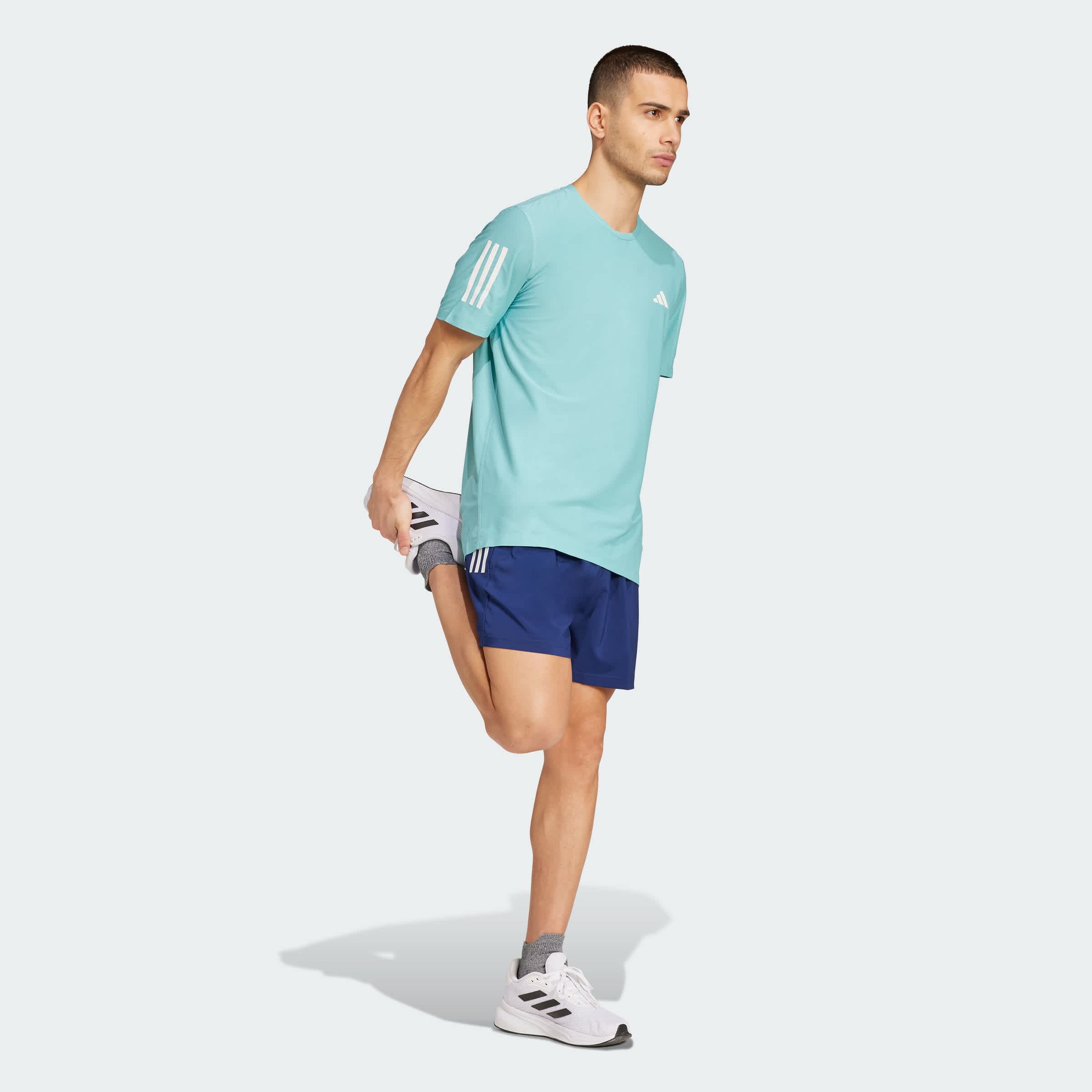 Foto 6 pulgar | Playera Own The Run Adidas Turquesa Hombre