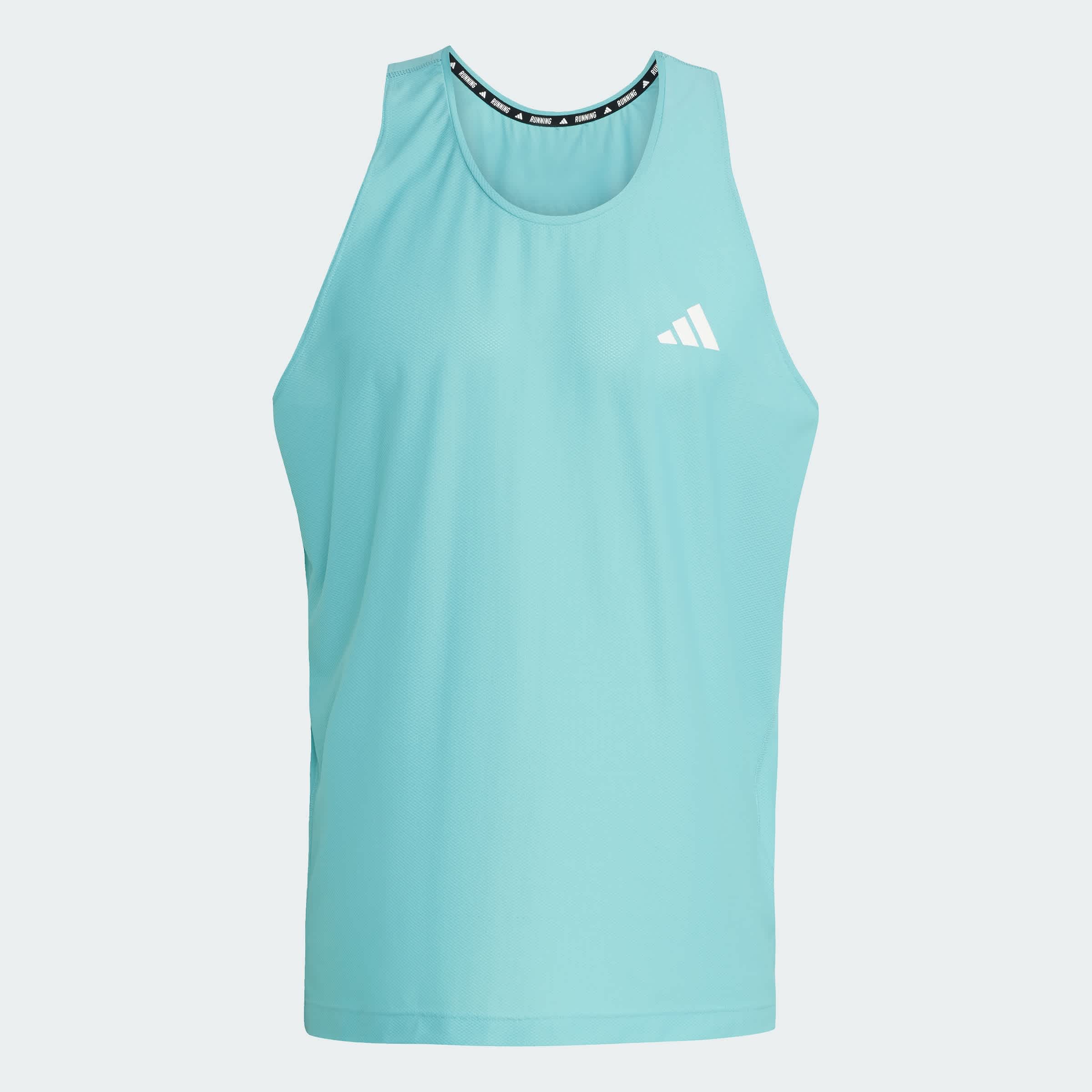 Foto 4 pulgar | Playera Sin Mangas Own The Run Adidas Turquesa Hombre