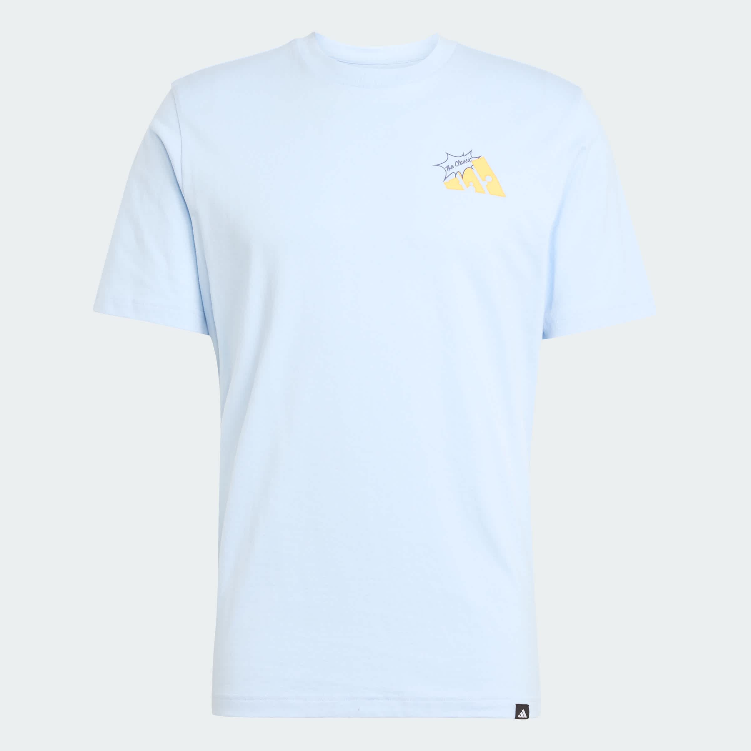 Foto 4 pulgar | Playera Graphic Food Grilled Cheese Adidas Azul Hombre